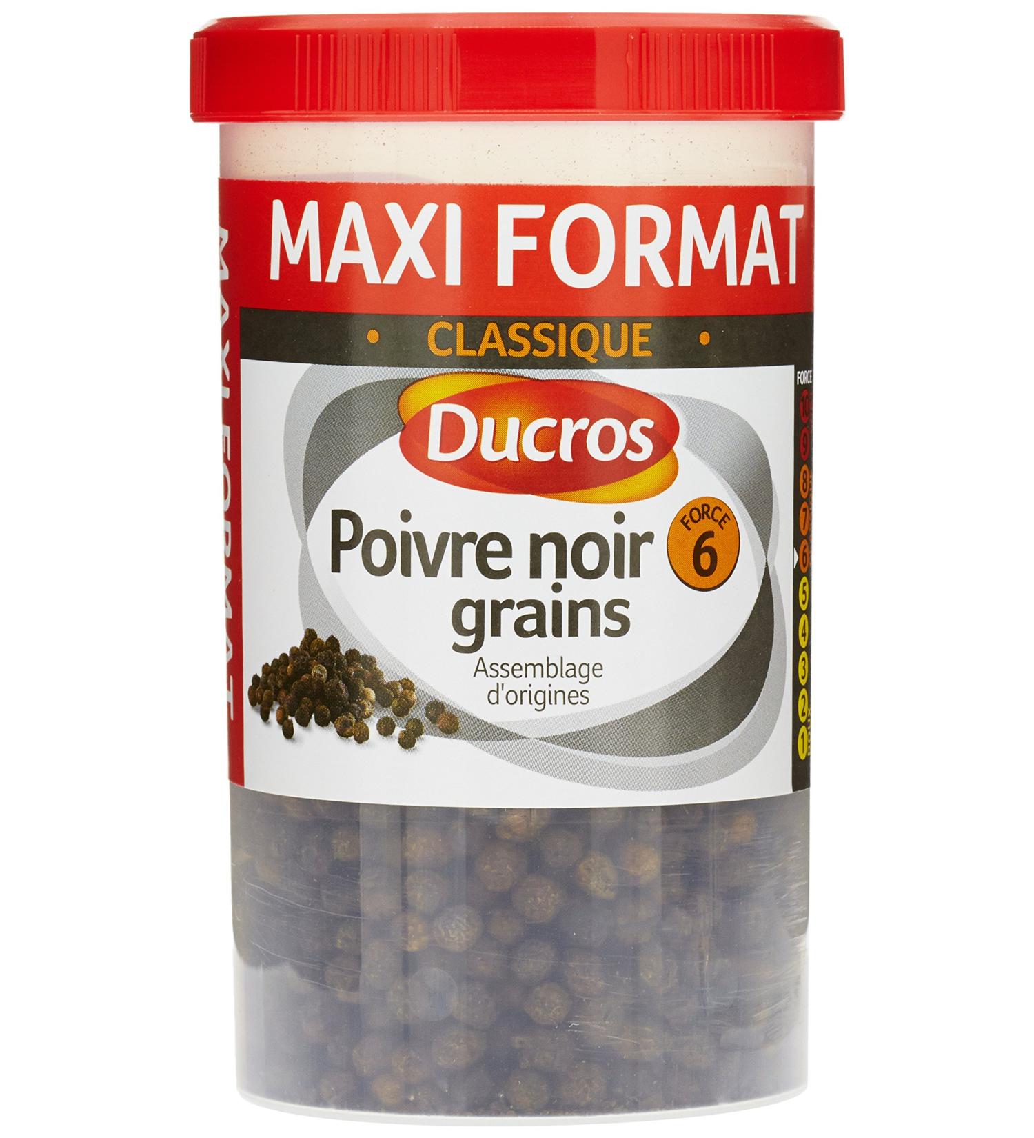 DUCROS - Black Pepper Grains 90 g - Buy Online on GoSupps.com