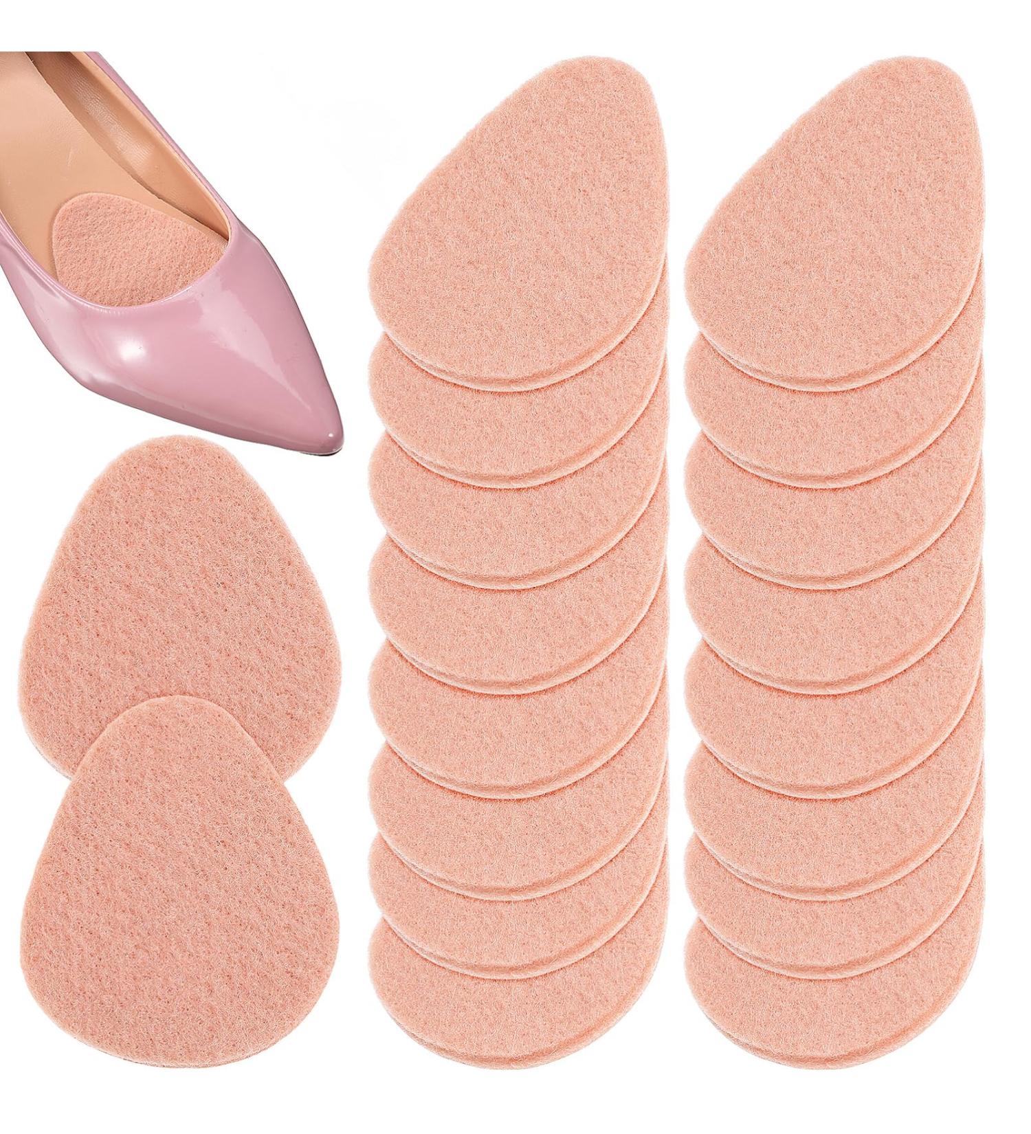 FOMIYES 10 Pairs High Heel Cushion Inserts Forefoot Pads & Anti-Slip Insoles for Women | Premium Metatarsal Comfort - Buy Online on GoSupps.com
