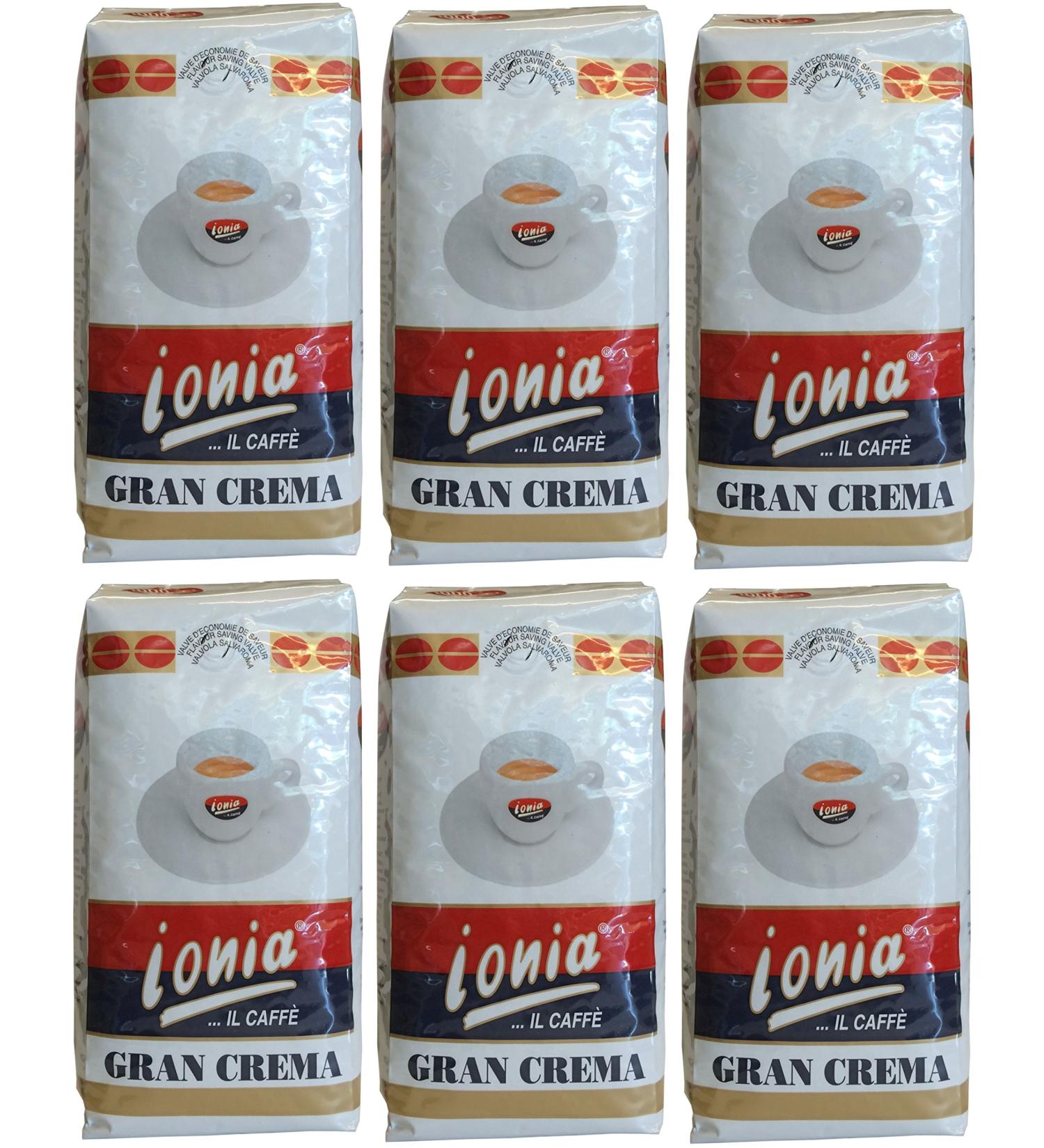  UINCLU Ionia Espresso Gran Crema (6 x 1 kg) - Buy Online on GoSupps.com