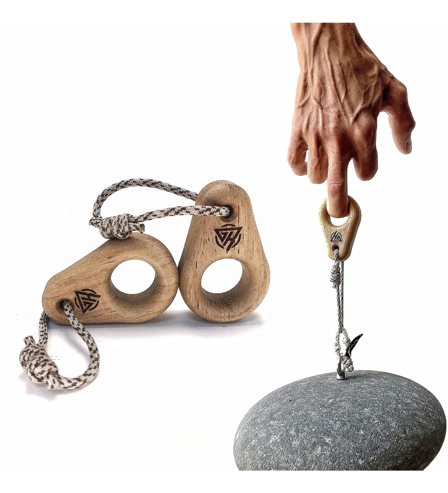 RUSTAM CLIMBING Monik Portable Fingerboard - Pocket-sized Hangboard for Rock Climbing | Grip Strength Trainer - Buy Online on GoSupps.com