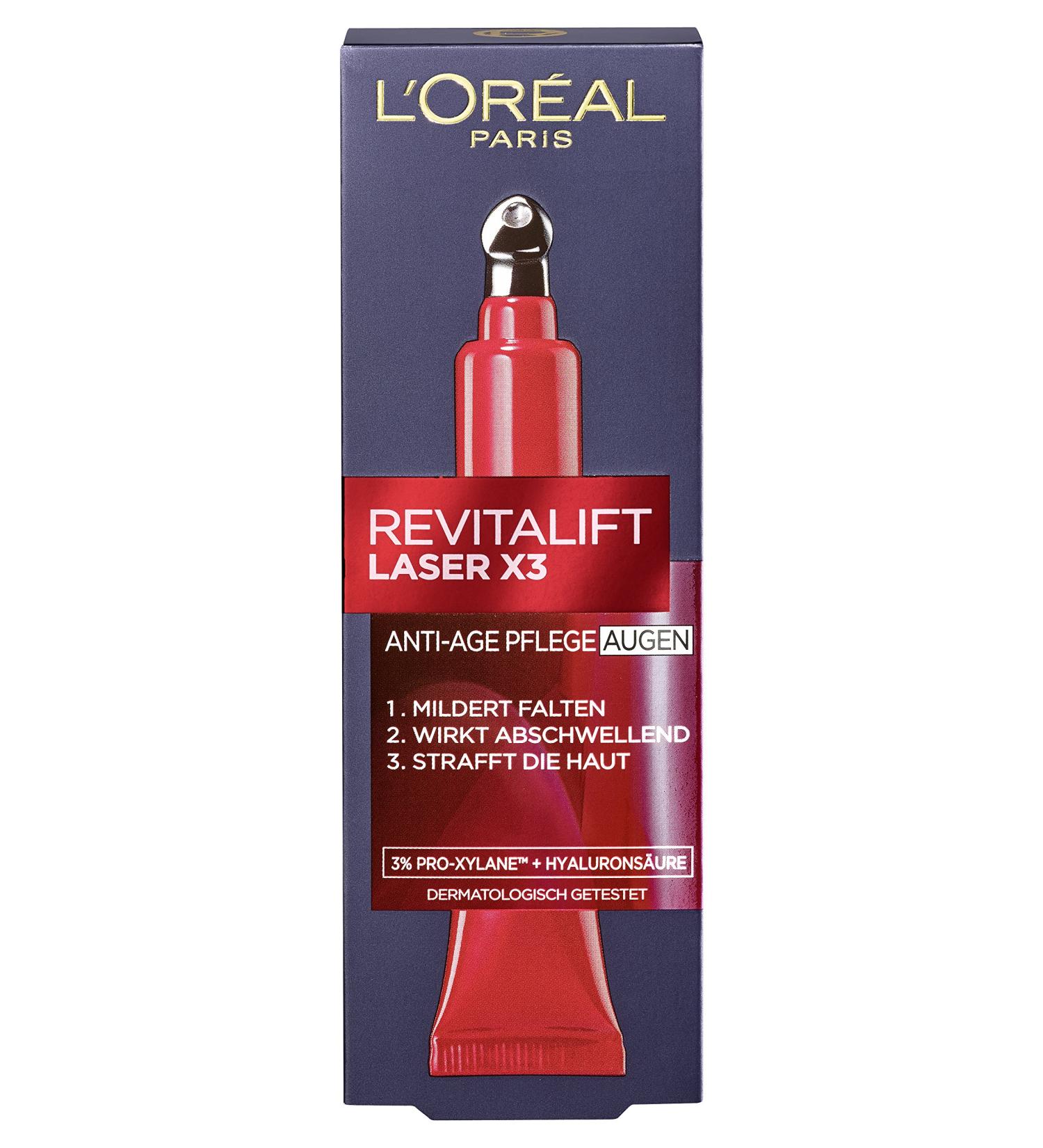 L'Or al Paris RevitaLift Laser X3 Eye Care - Advanced Anti-Aging Treatment | 15 ml | International Shipping Available - Buy Online on GoSupps.com