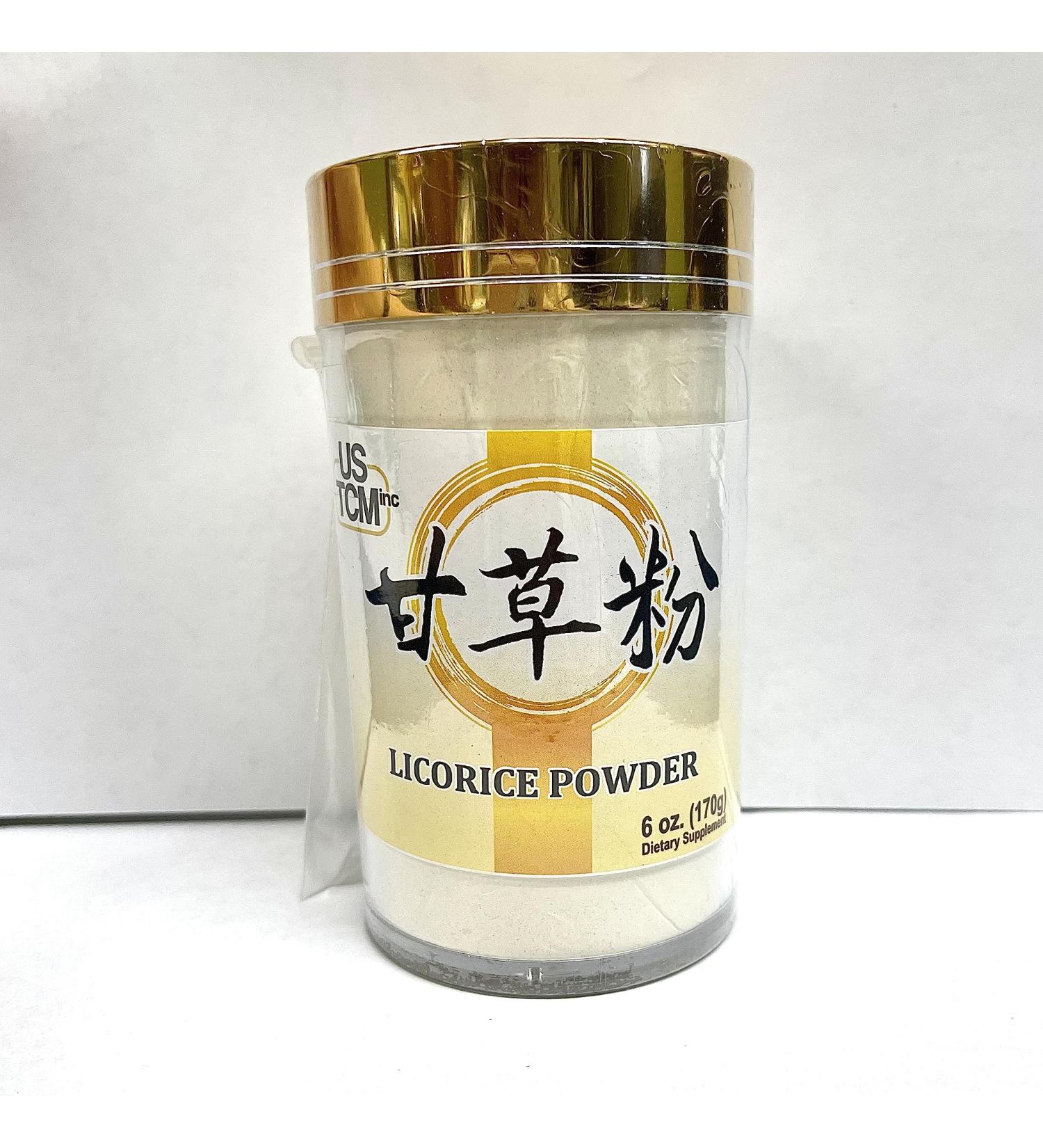 USTCM Licorice Powder Glycyrrhiza Powder Gan Cao Powder 120mesh (6oz) - Buy Online on GoSupps.com