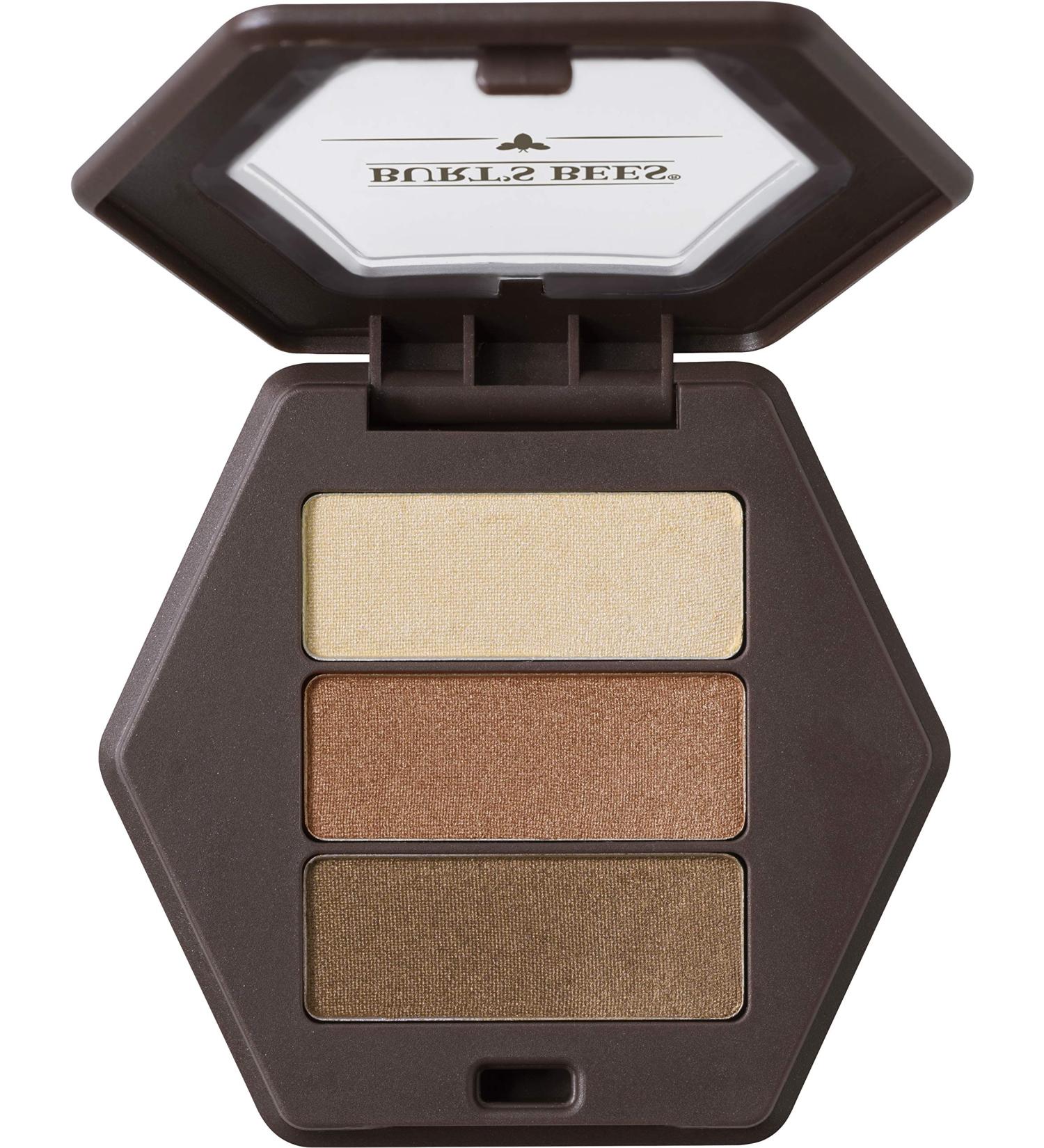 Burt's Bees Blooming Desert Eye Shadow Palette - 3 Shades, 0.12 oz - 100% Natural (Pack of 1) - Buy Online on GoSupps.com