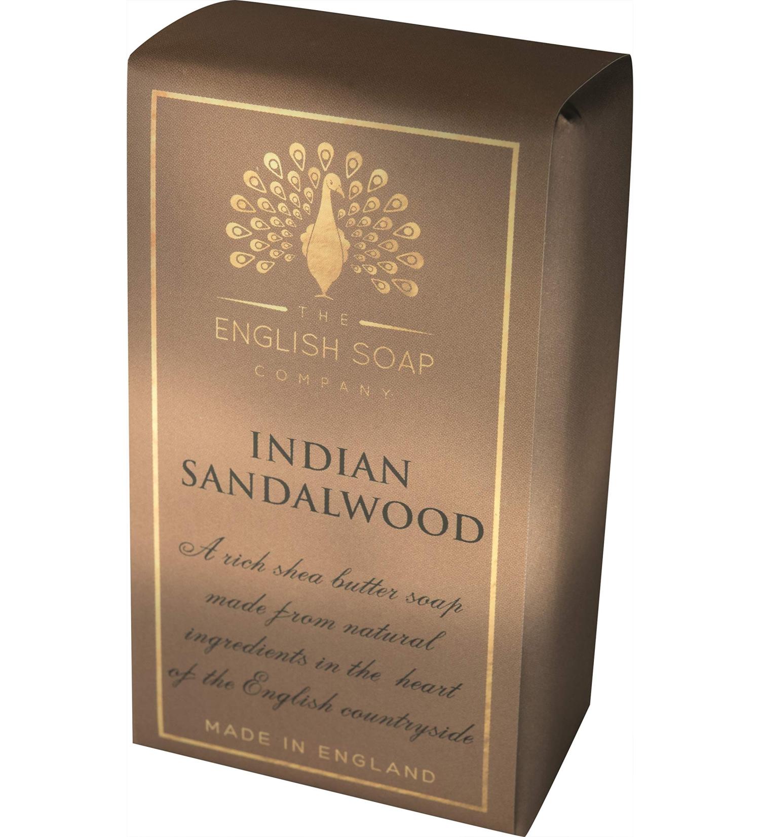The English Soap Company Pure Indulgence Shea Butter Soap 190g Indian Sandalwood