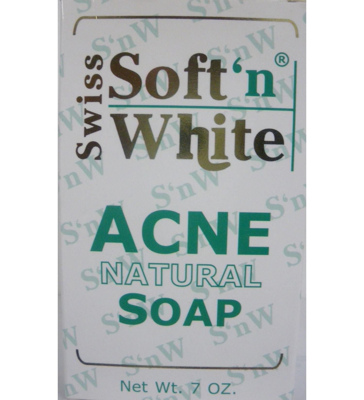 Soft'n White Swiss Acne Soap (200g)