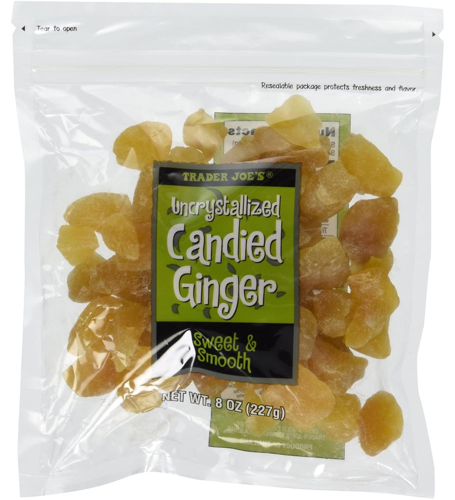 Trader Joe's Uncrystallized Candied Ginger - Pack Of 2 - Buy Online on GoSupps.com
