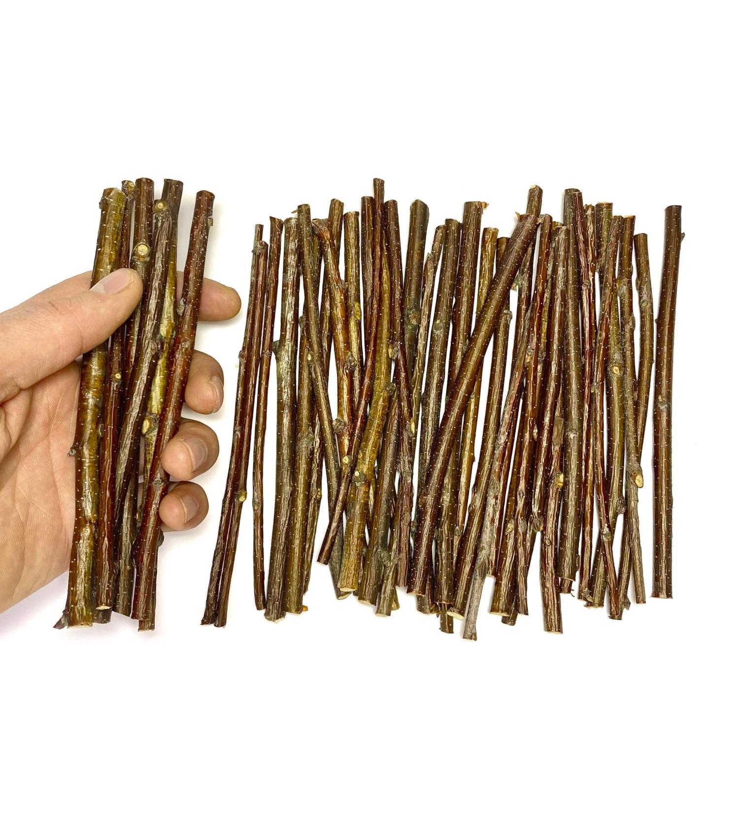 120 Gram - Wood Sticks for Crafts - 6 Inch Birch Wood Craft Sticks - Natural Twigs Sticks for Crafting  DIY School Projects  Card Making  Embellishments & Photo Props - Buy Online on GoSupps.com
