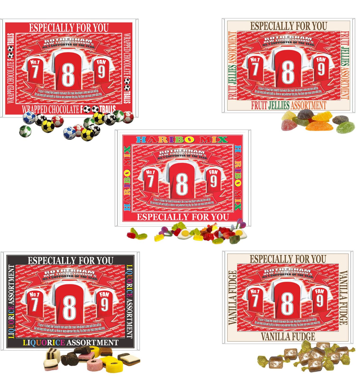 Rotherham Football Shirt Gift Boxed Sweets - Buy Online on GoSupps.com