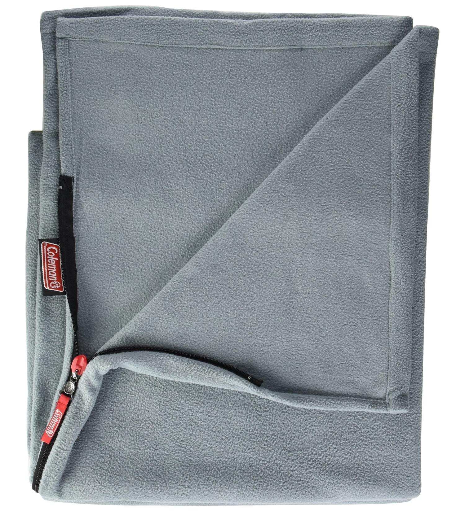 Coleman Strat 50F Fleece Gray Sleeping Bag C003
