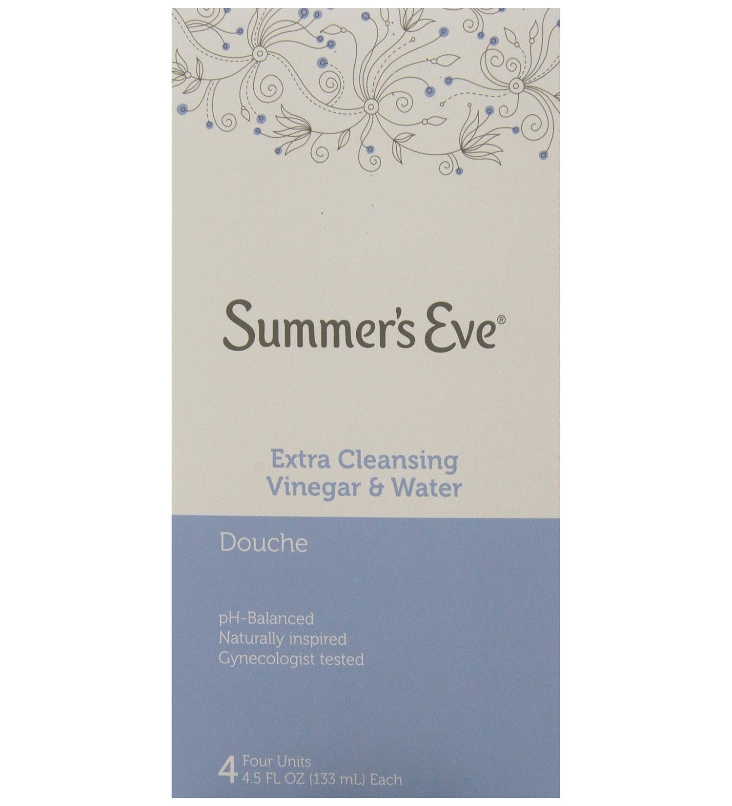 Summer's Eve Douche Extra Cleansing Vinegar and Water, 18 Ounce