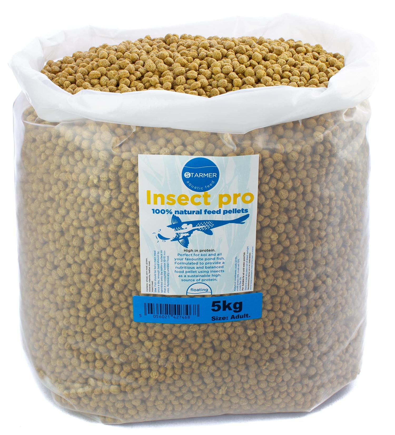 STARMER aquatic feed Koi INSECT PRO (adult) 5kg 5 kg (Pack of 1)