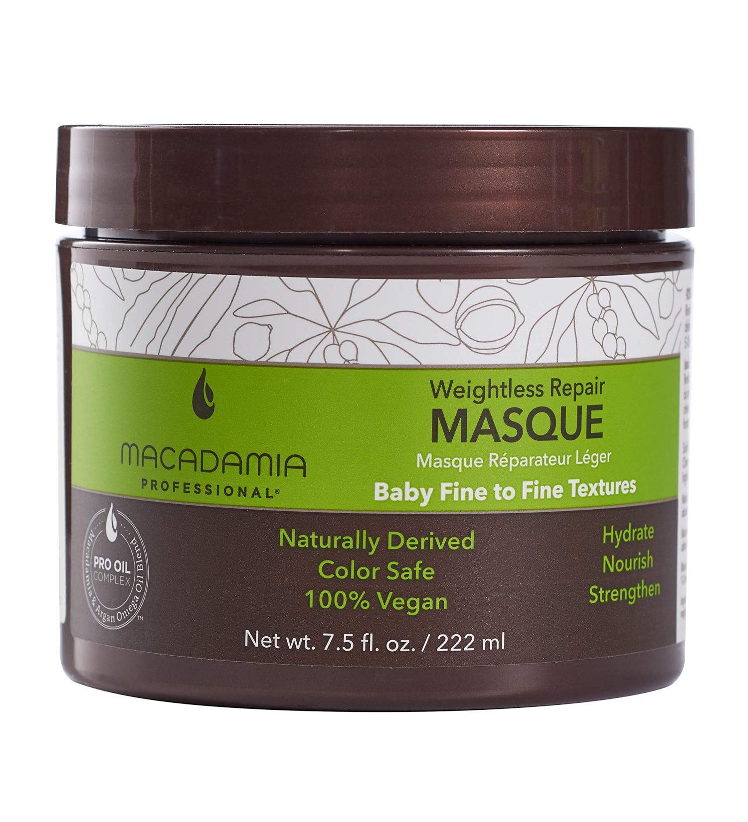 Macadamia Professional Weightless Repair Masque for Baby Fine Hair - 7.5 fl oz - Buy Online on GoSupps.com