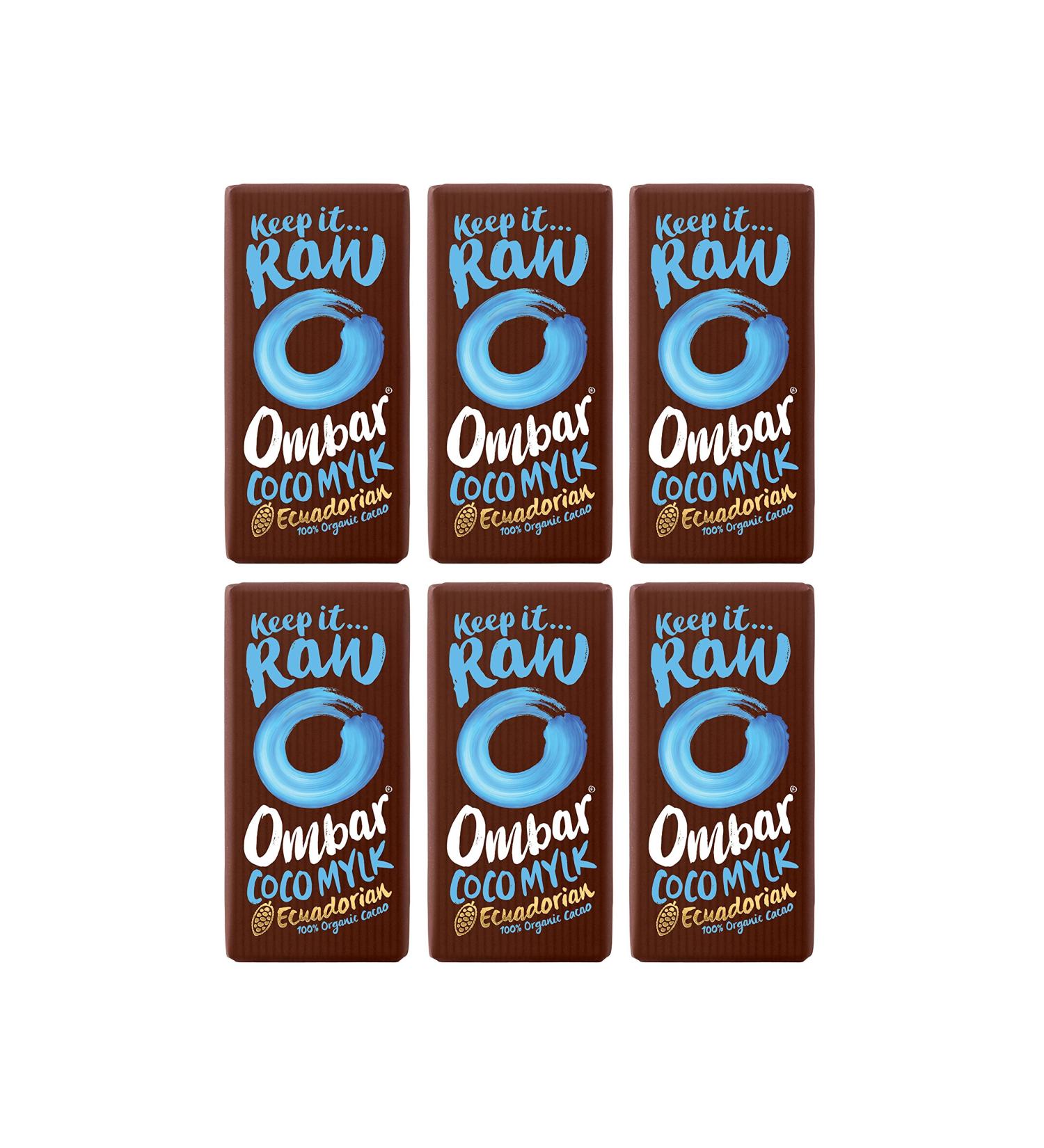  OMBAR Ombar Coco Mylk Bar 35g Pack of 6 - Buy Online on GoSupps.com