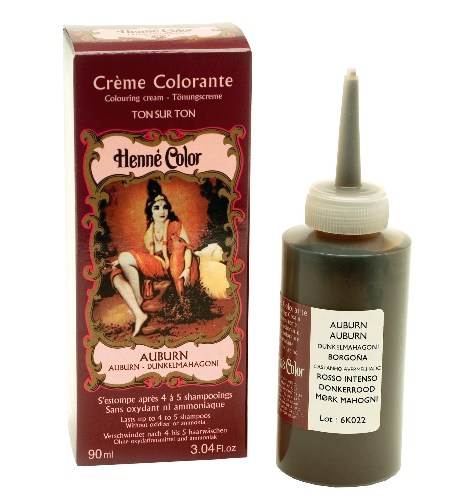 Henne Color Auburn Henna Hair Colouring Cream 90ml - Natural Hair Dye - Buy Online on GoSupps.com