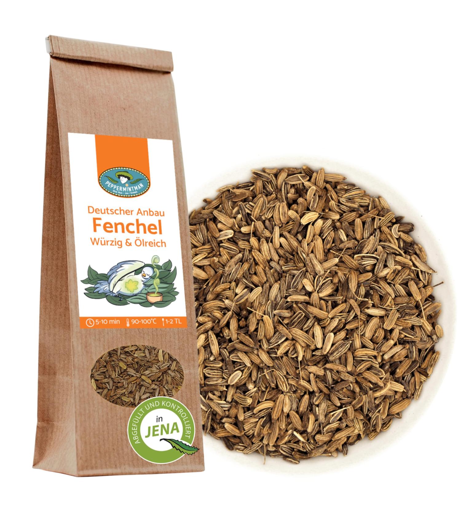  PEPPERMINTMAN Fennel and Peppermint Tea (150g) - Buy Online on GoSupps.com