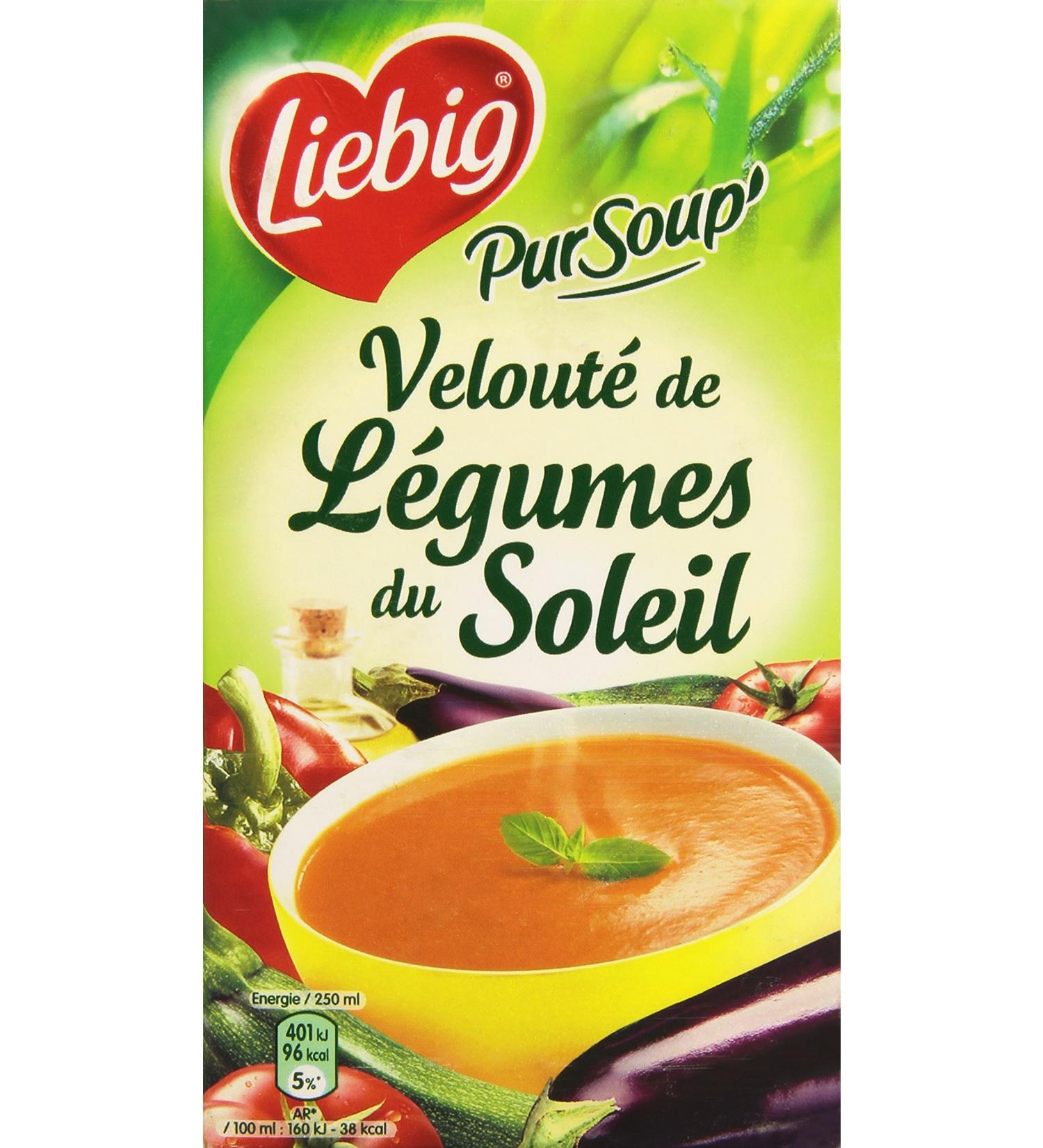 Liebig Pur Soup' Velout of Sun Vegetables 1 L Brick - Buy Online on GoSupps.com
