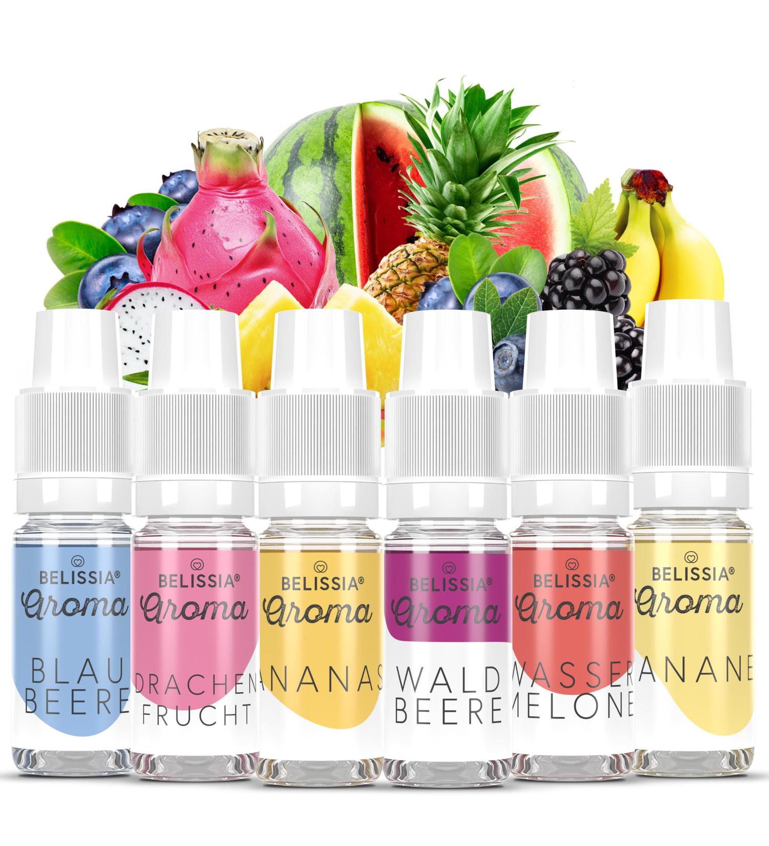 Belissia Food Aroma Set - 10ml High-Dose Fruit Basket Essence for Cooking Baking & Refreshment | International Shipping - Buy Online on GoSupps.com