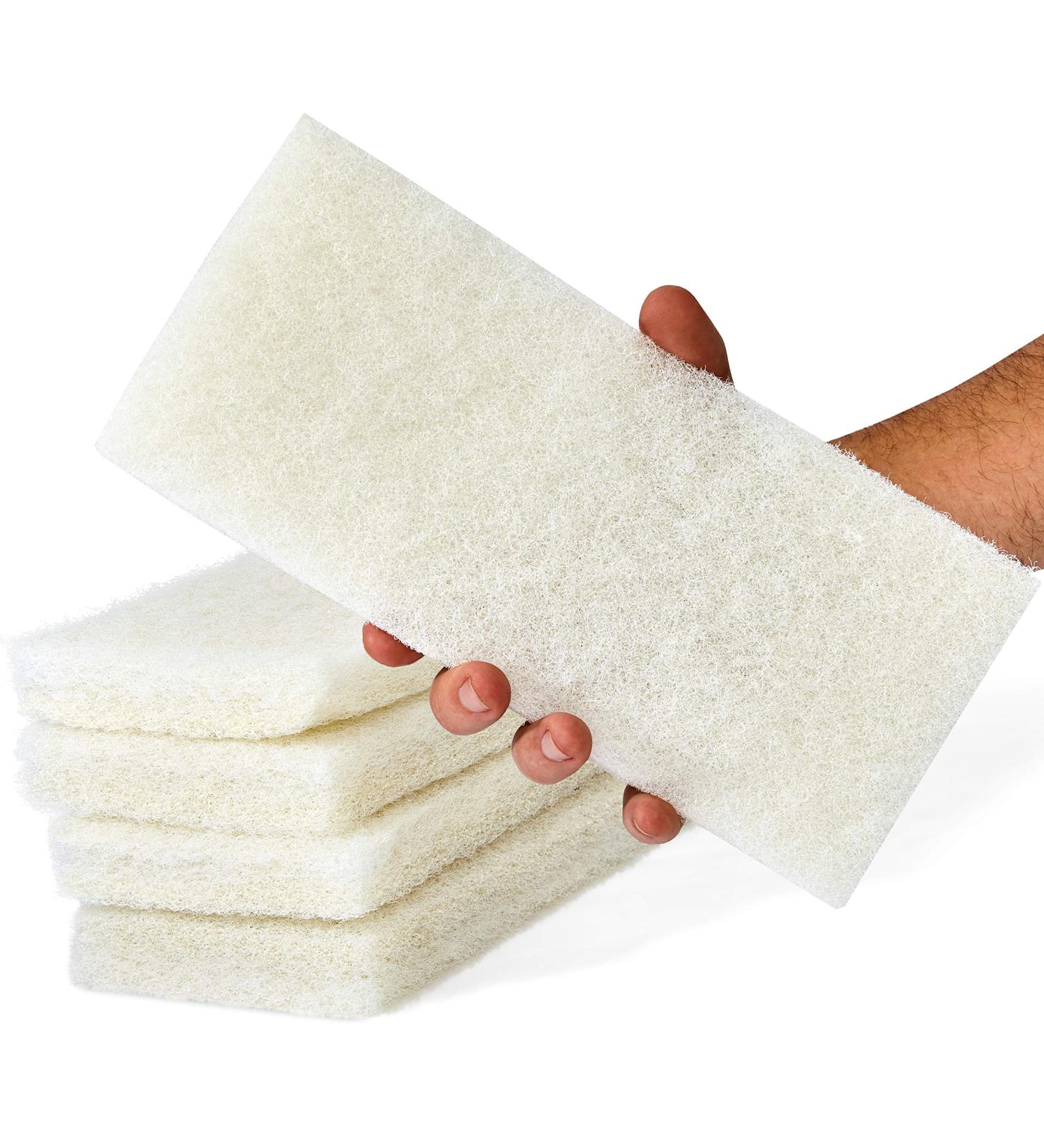 5-Pack Non-Scratch Long-Lasting Scrubbing Pads - Reusable Multipurpose Sponge for Home Surfaces - Pro-Grade Indoor Cleaning - Buy Online on GoSupps.com
