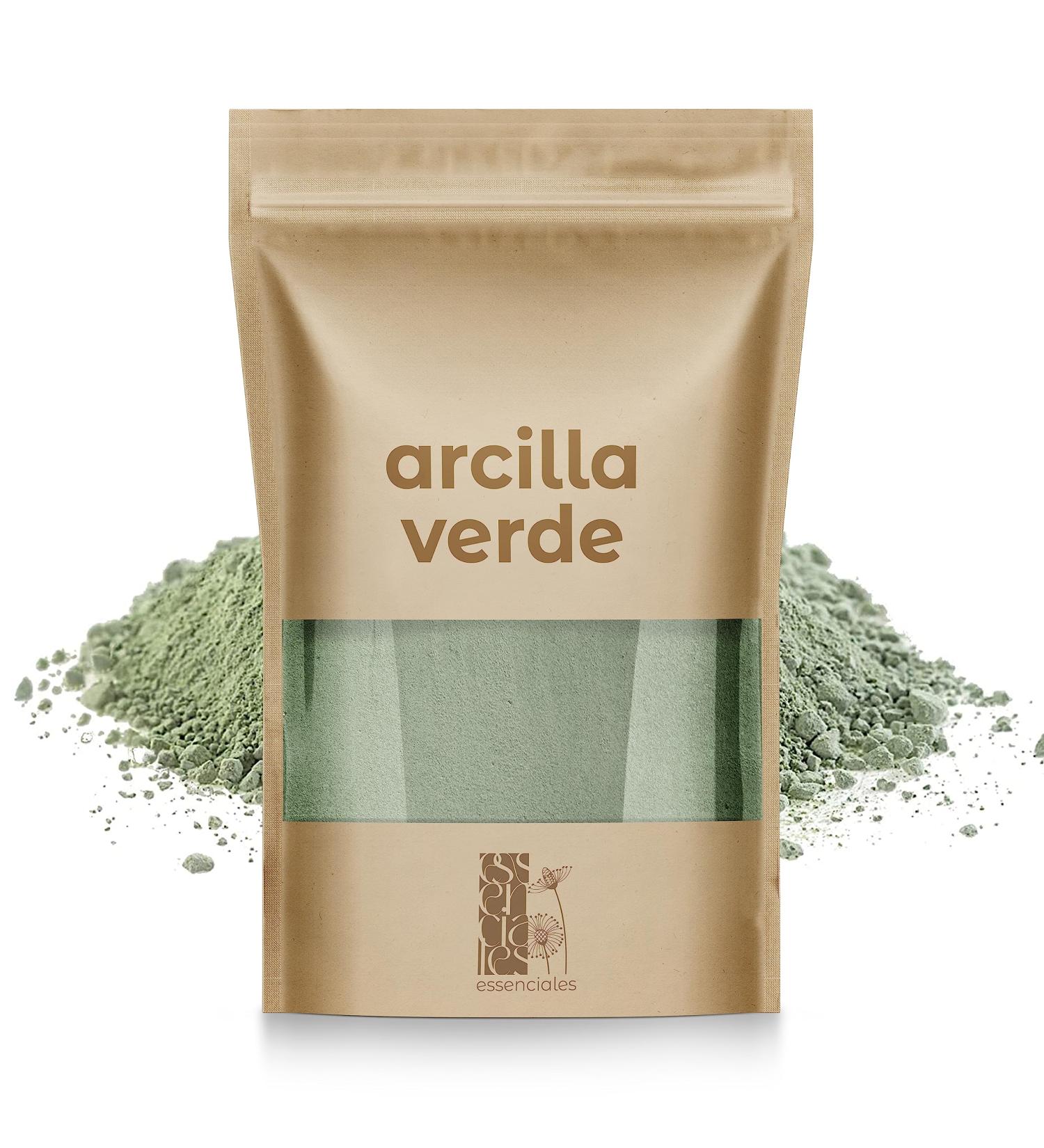 Argile Verte en Poudre - Prete l'emploi en masque et cataplasme - 500g ESSENCIALES - Buy Online on GoSupps.com