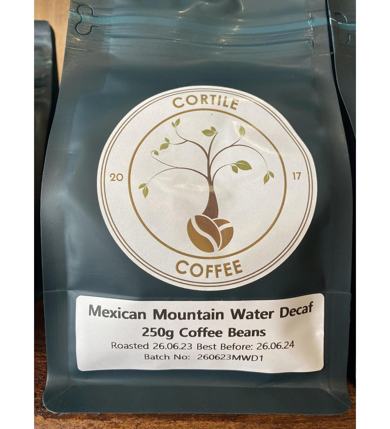 Mexican Mountain Water De Caf Coffee Beans 250g Small Batch Freshly Roasted in Wales Uk - Buy Online on GoSupps.com