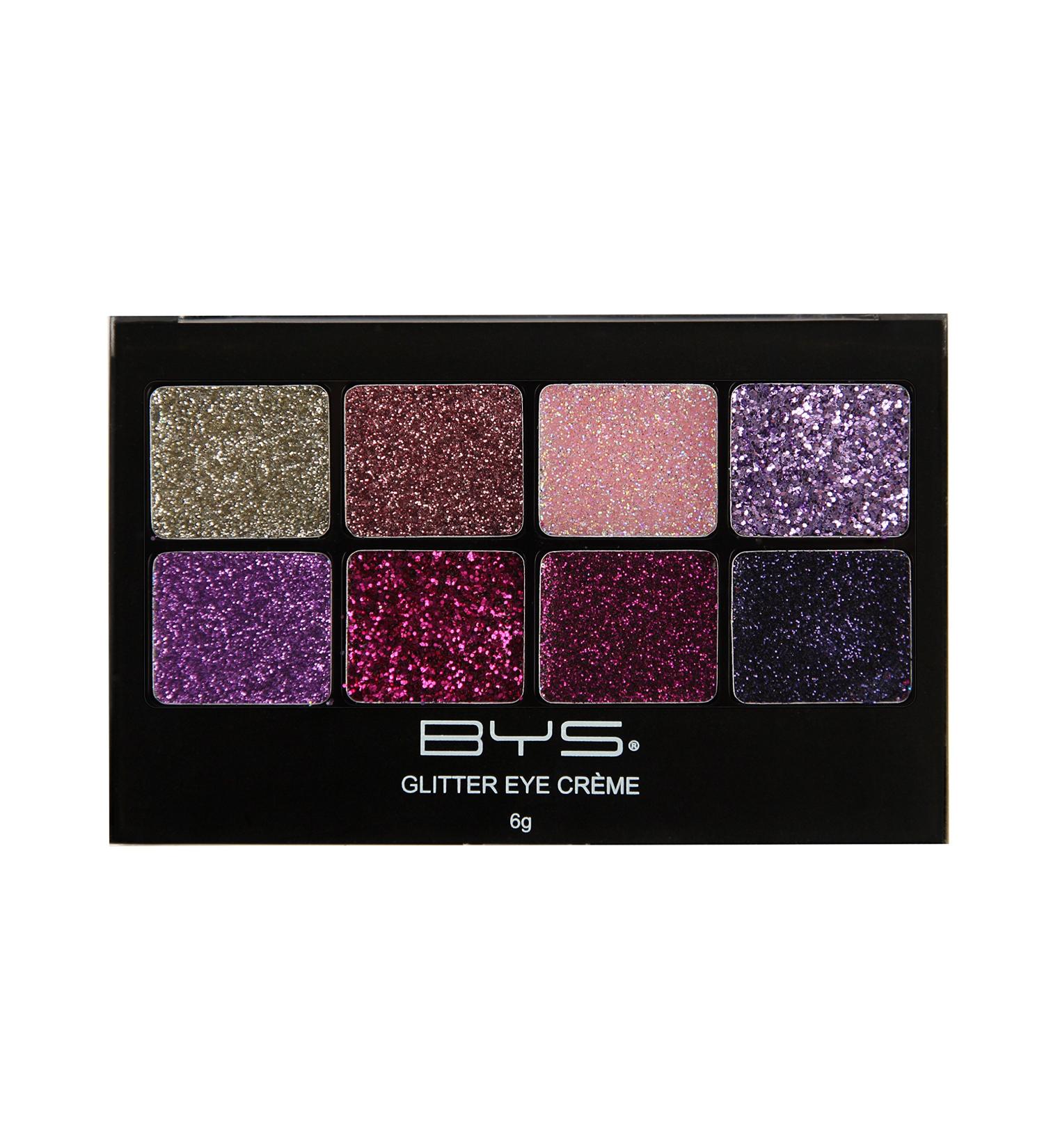 BYS Glitter Gel Makeup Palette - 8 Shades of Fairy Dust for Face | International Shipping Available - Buy Online on GoSupps.com