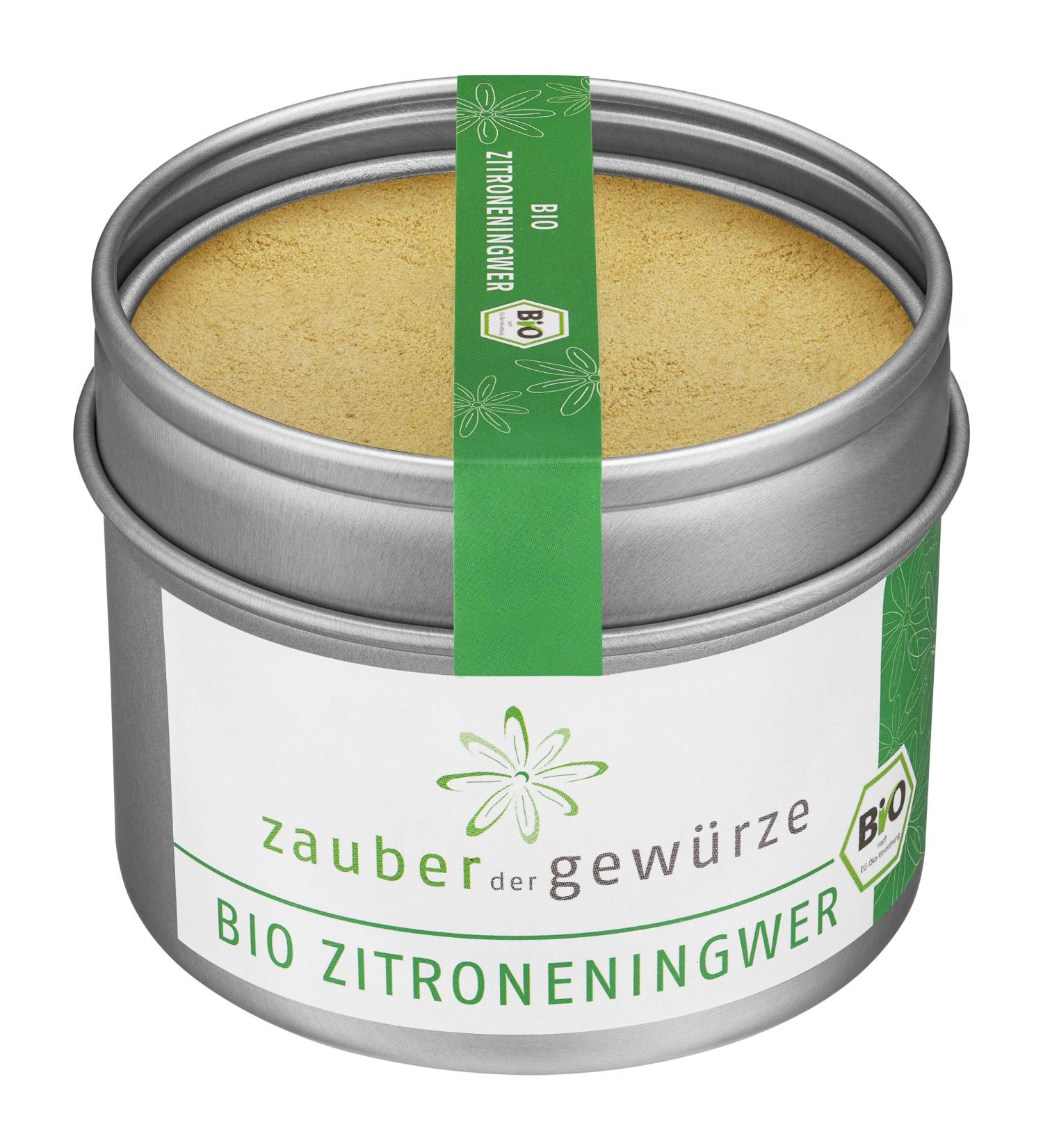 Organic Lemon Ginger Powder - Magic of the Spices | Fresh Kick for Dishes Drinks & More | 65g - Buy Online on GoSupps.com