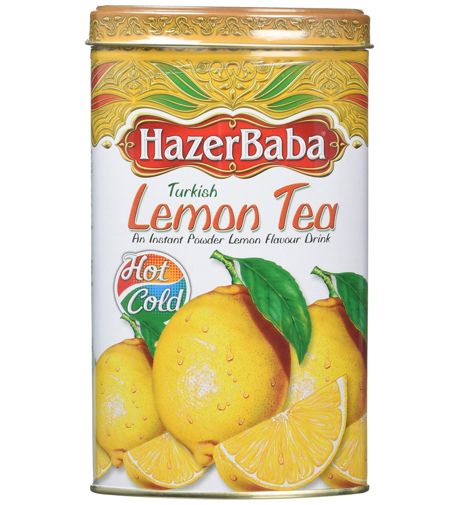 Hazer Baba Turkish Lemon Tea 250g TIN 1 - Buy Online on GoSupps.com