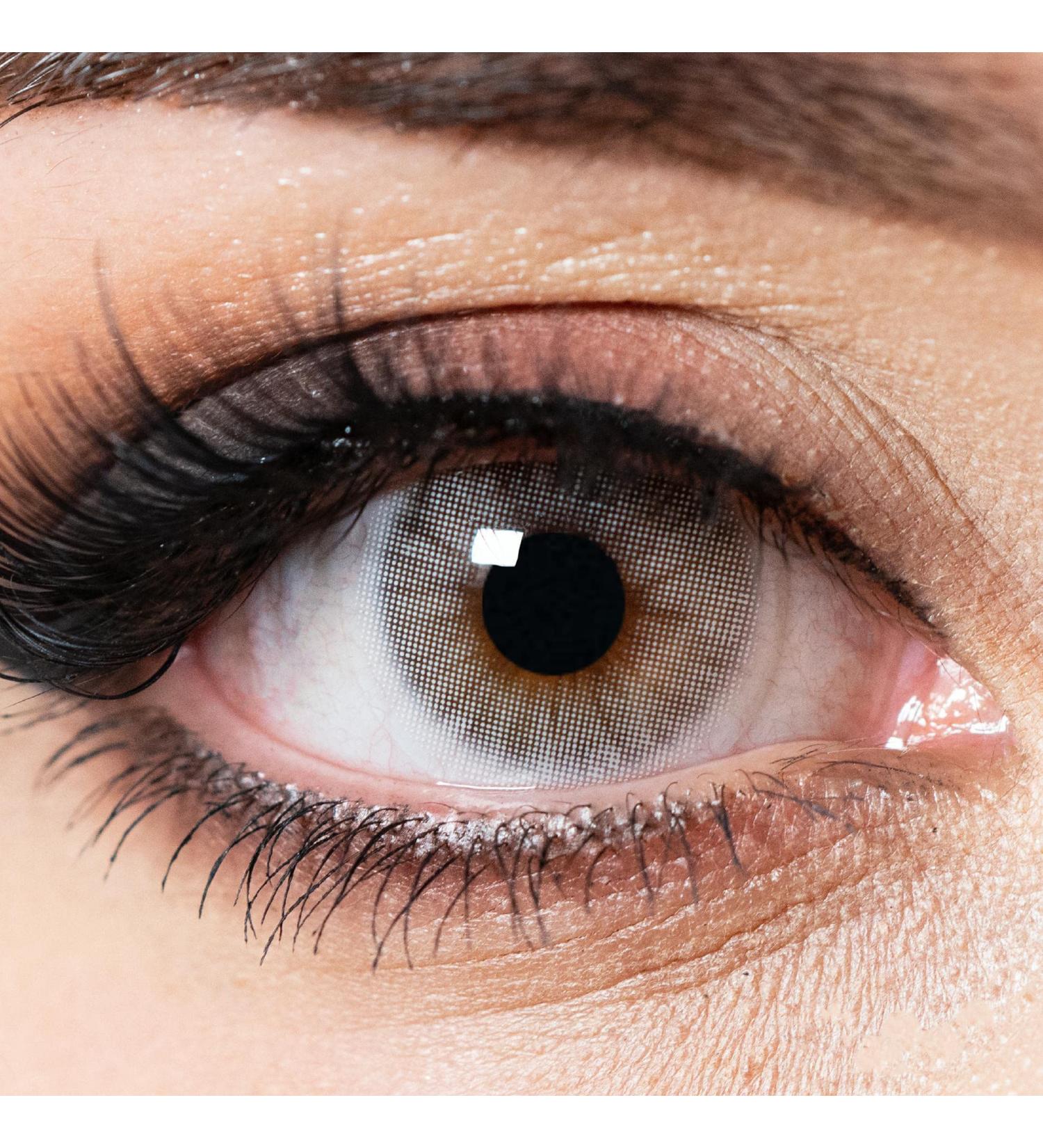 Buy Charmiga Crystal Gray Colored Contact Lenses - Semi-Annual Hydrogel Lenses | 0.0 Diopters | Natural Colors | 2 Pieces + Containers - Ship Internationally - Buy Online on GoSupps.com