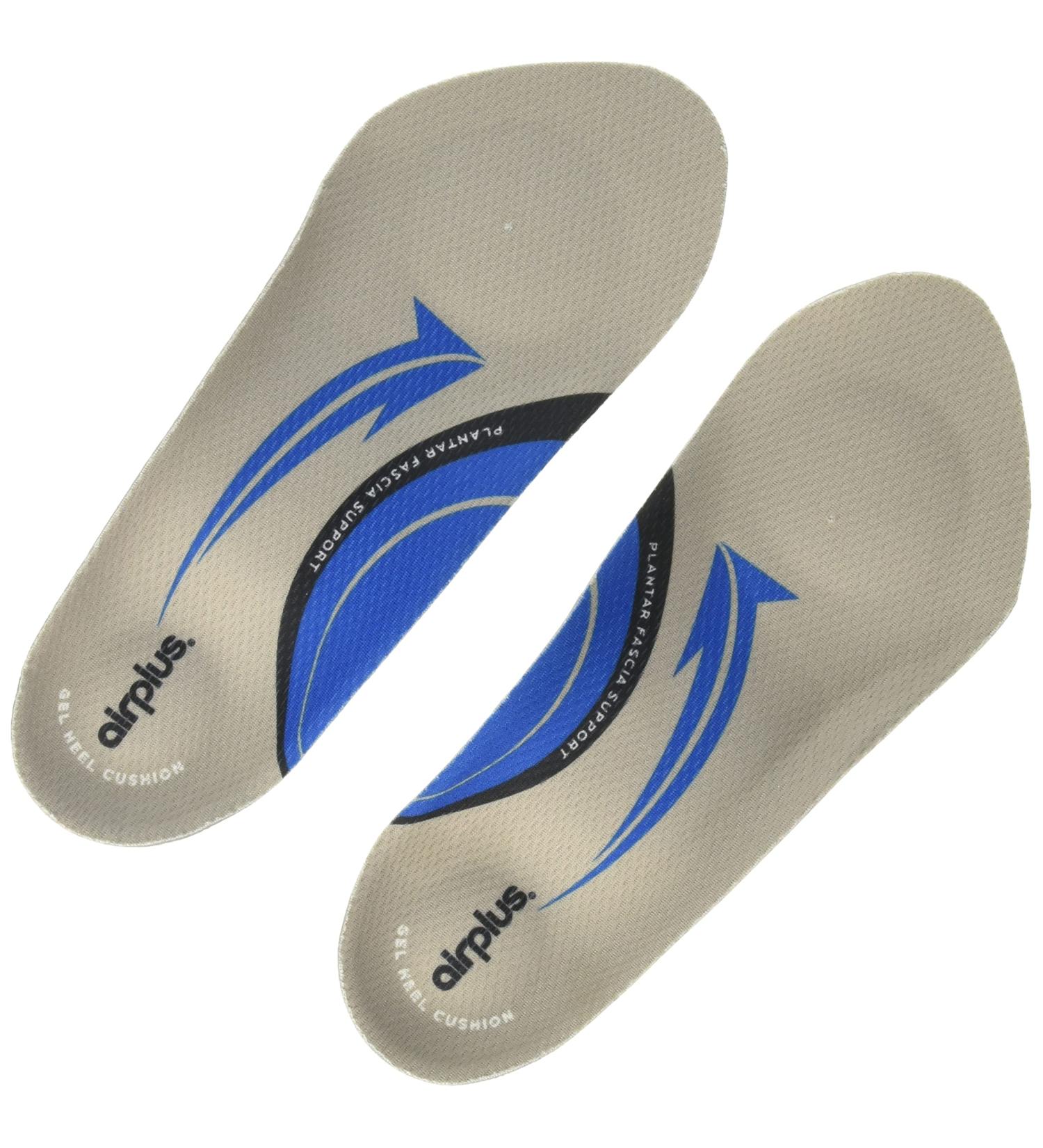 Airplus Plantar Fasciitis Orthotic Shoe Insole - Extra Cushioning & Pain Relief | Blue - Buy Online on GoSupps.com