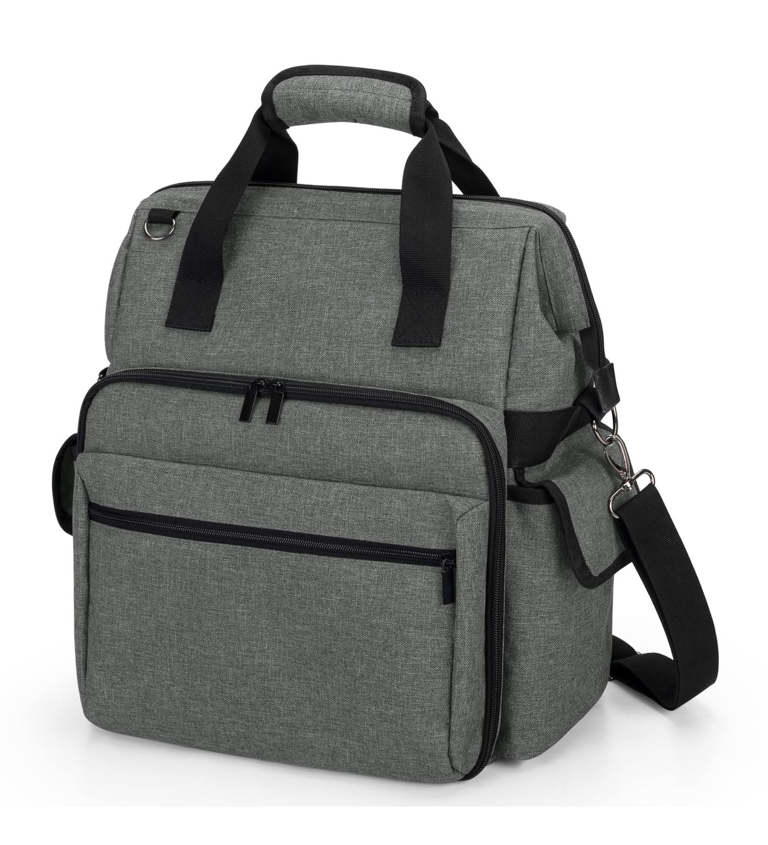 Trunab Nurse Bag - Grey Nurse Tote with Multiple Pockets for Work - Buy Online on GoSupps.com