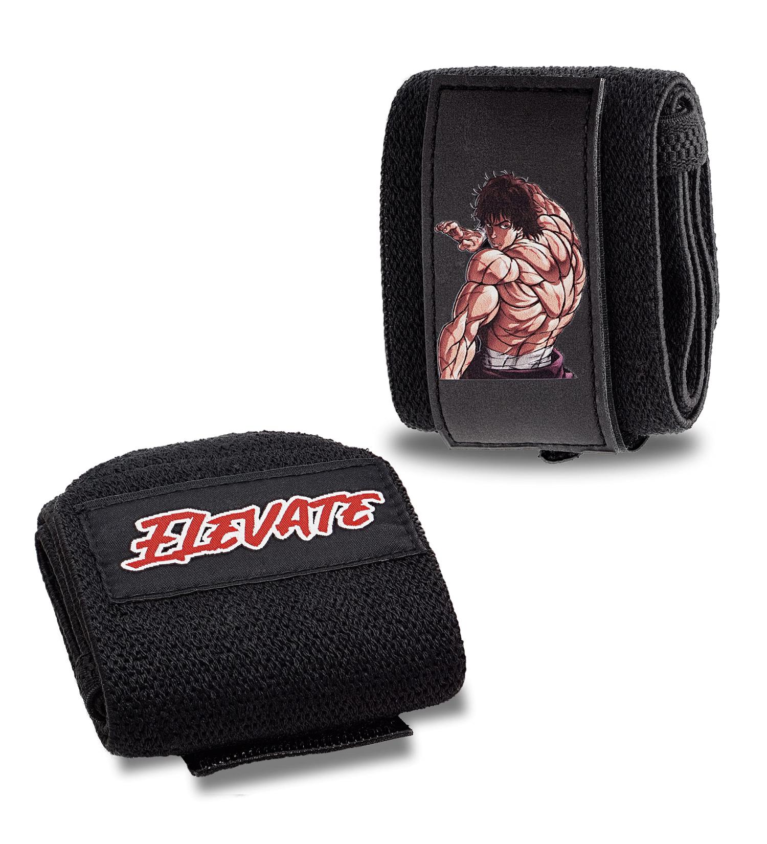 Baki Anime Wrist Wraps (19 Premium Quality) - Wrist Support Braces for Powerlifting & Weightlifting | Gym Accessories for Bench Press & Bodybuilding - Buy Online on GoSupps.com