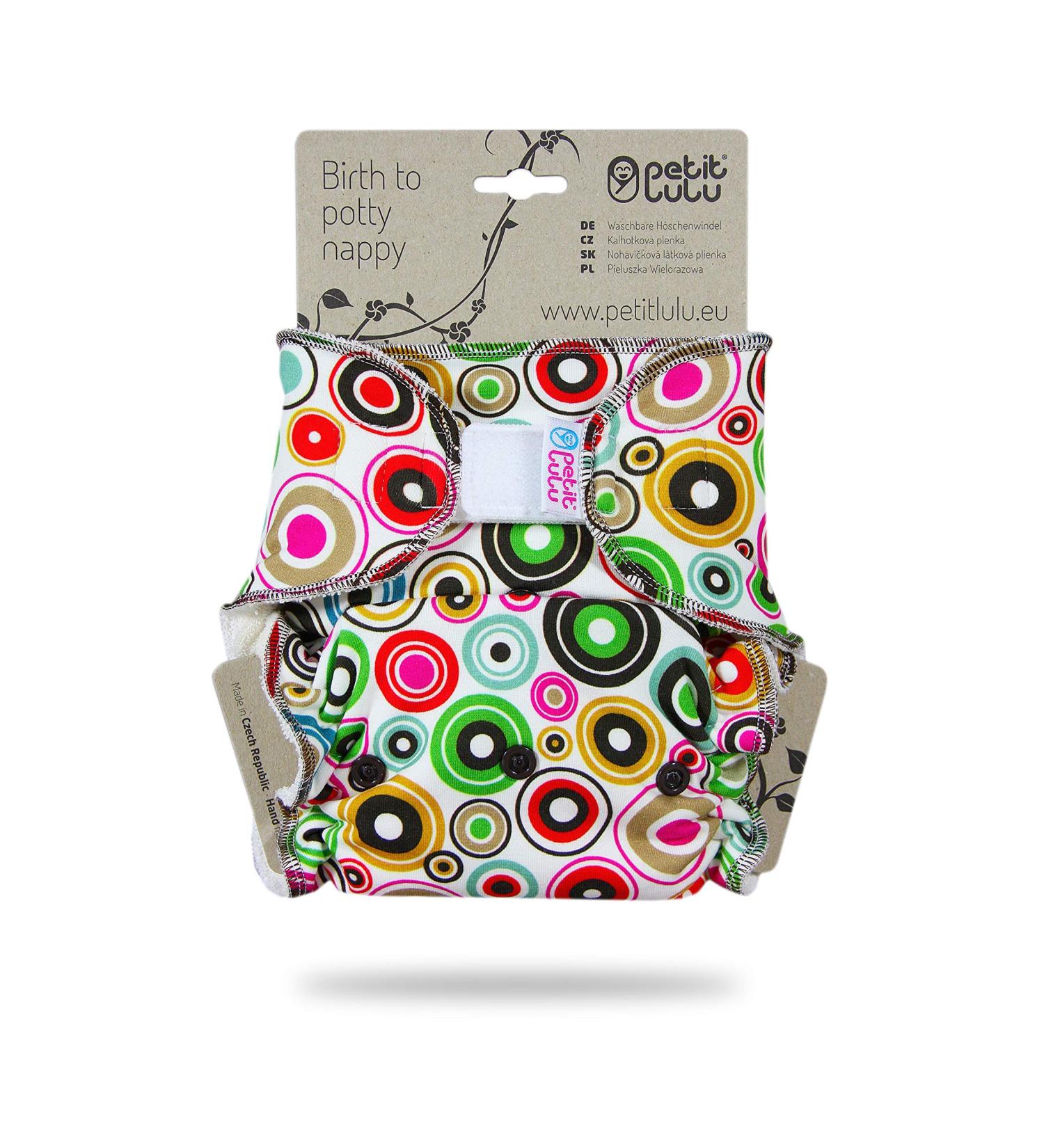 Petit Lulu Bamboo Maxi-Night Diaper - Fitted Velcro Reusable & Washable - Eco-Friendly - Made in Europe - Buy Online on GoSupps.com