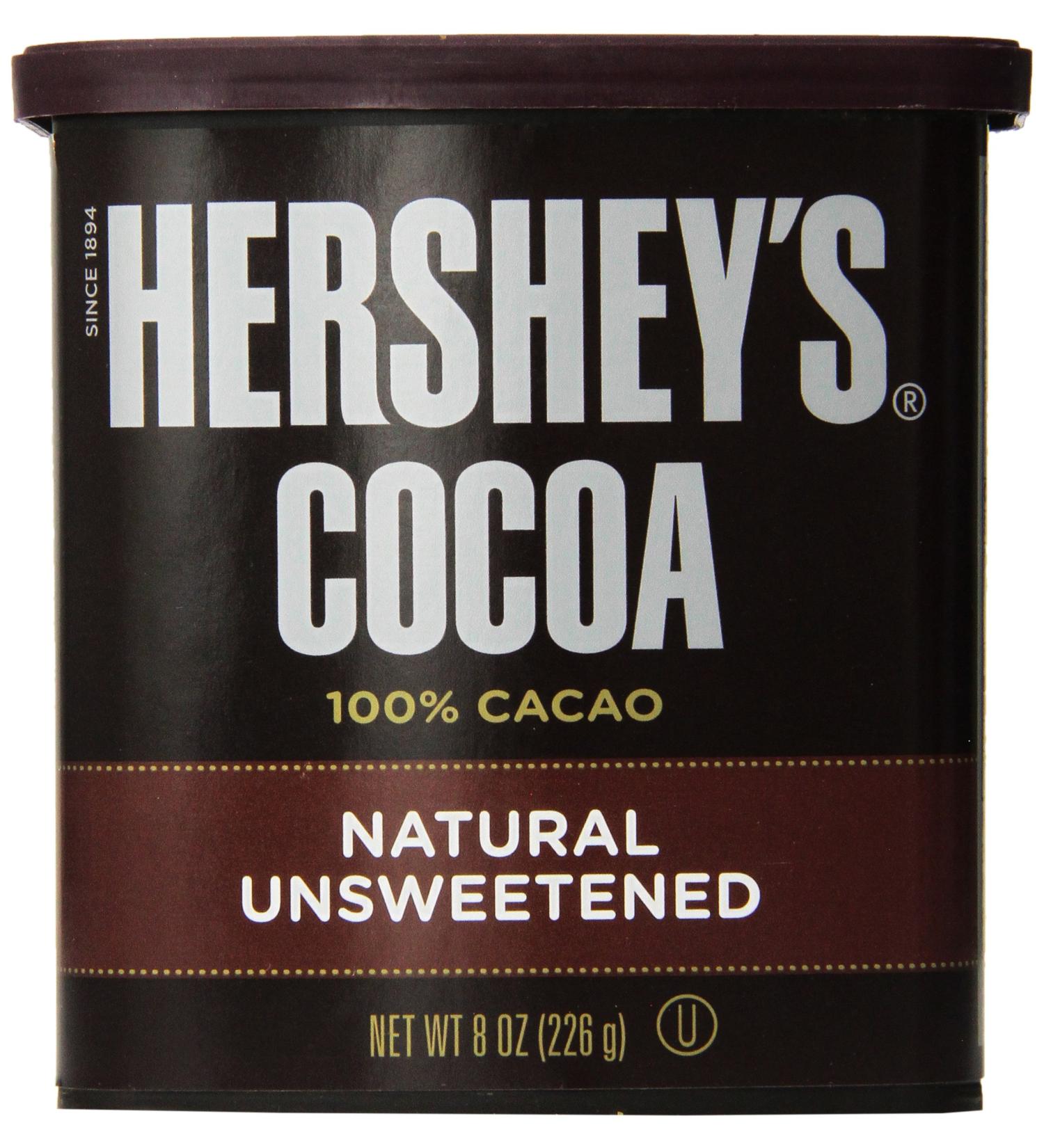 Hershey's Cocoa Unsweetened 8-Ounce Container (Pack of 2) - Buy Online on GoSupps.com