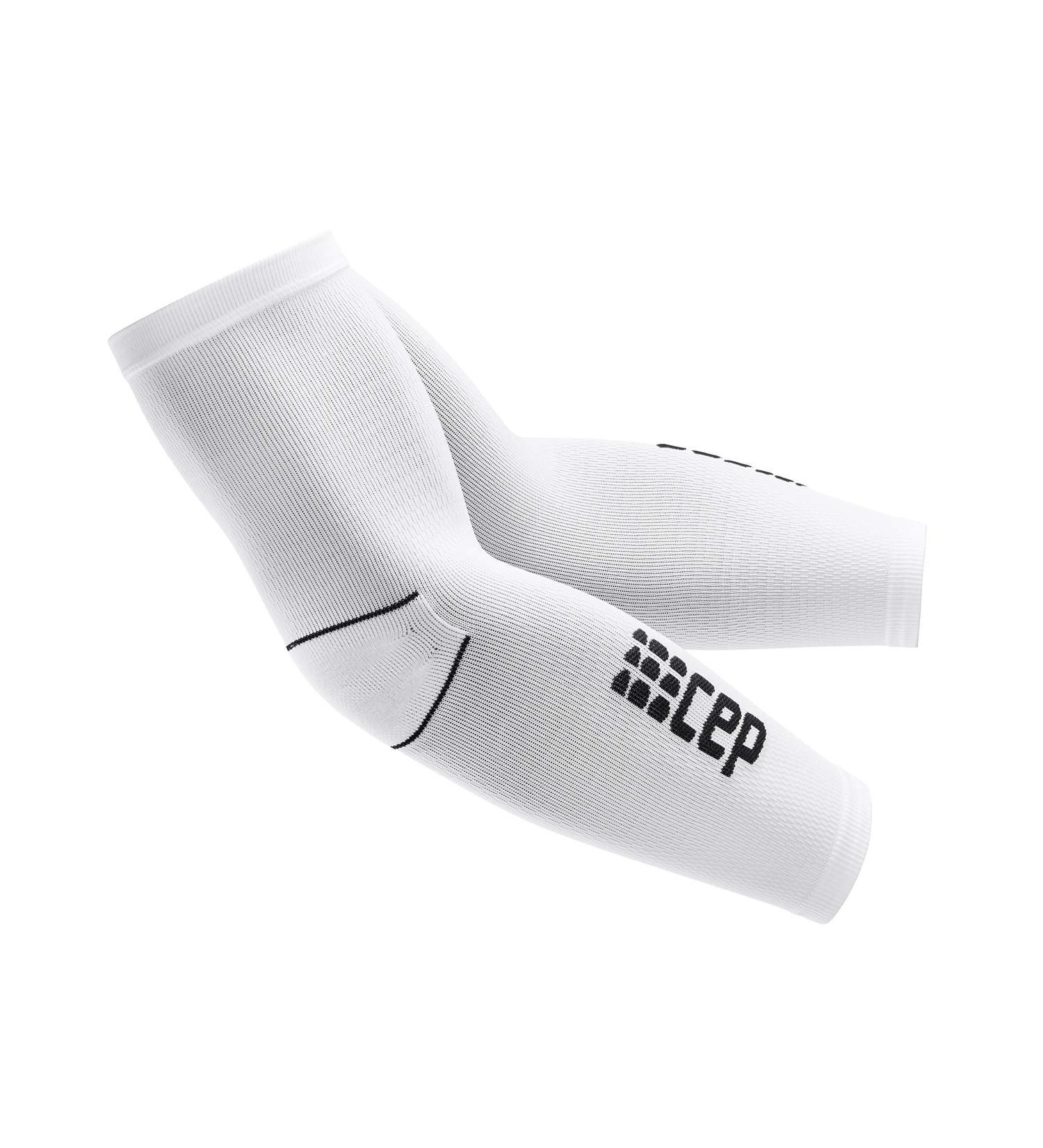 Buy CEP Elbow Support Compression Sleeves for Men & Women - Arm Sleeves (Pair) III-L1 White/Black - International Shipping Available - Buy Online on GoSupps.com