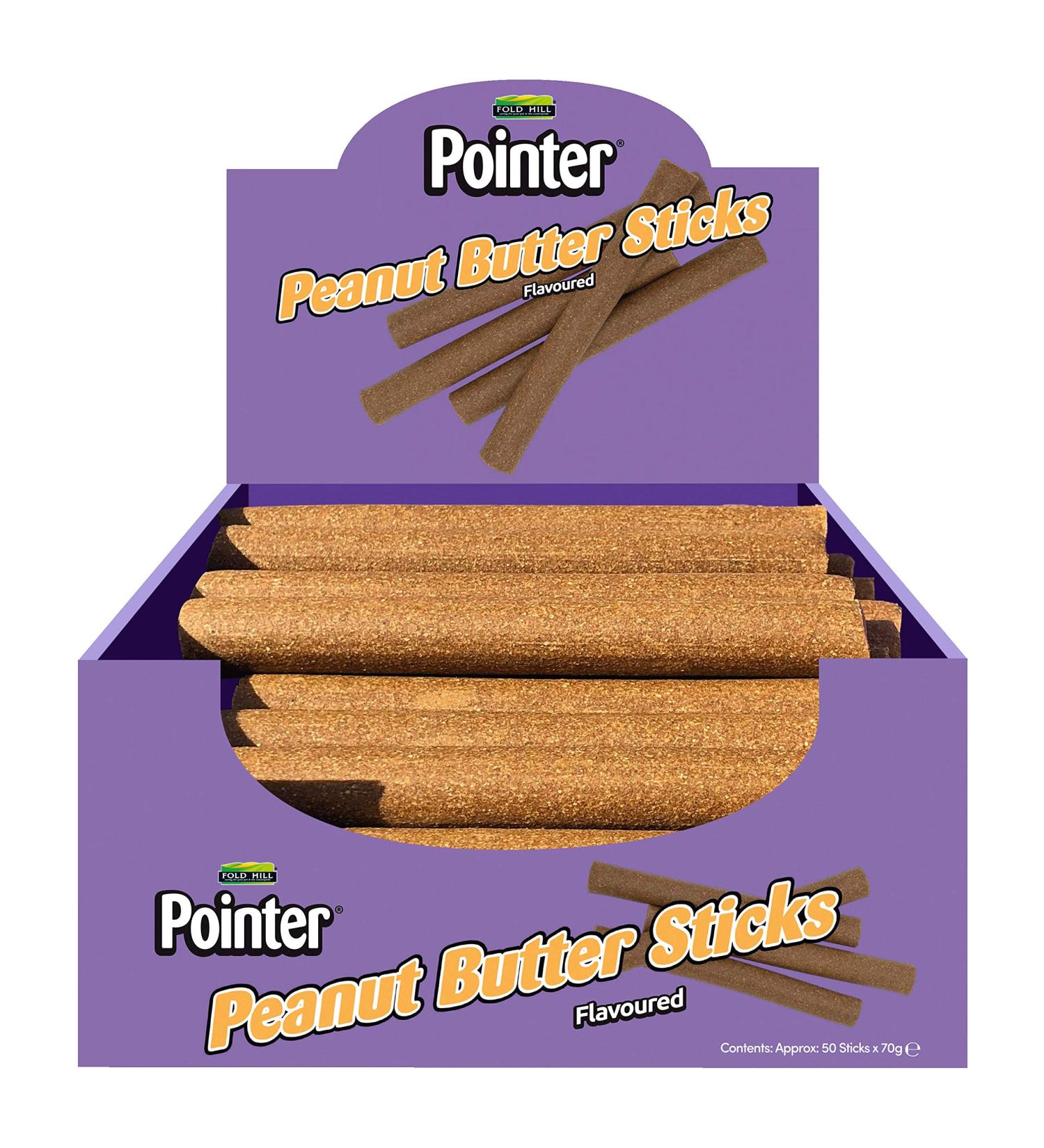Pointer Peanut Butter Flavoured Sticks - Satisfyingly Chewy Texture Variety 13 kg clear - Buy Online on GoSupps.com