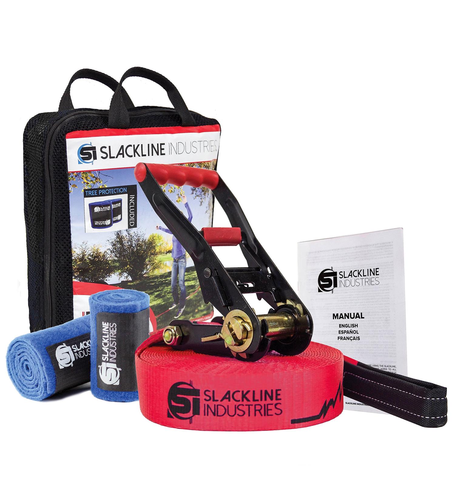 Slackline Industries Base Line 50ft Kit with DVD and Tree Protection - Buy Online on GoSupps.com