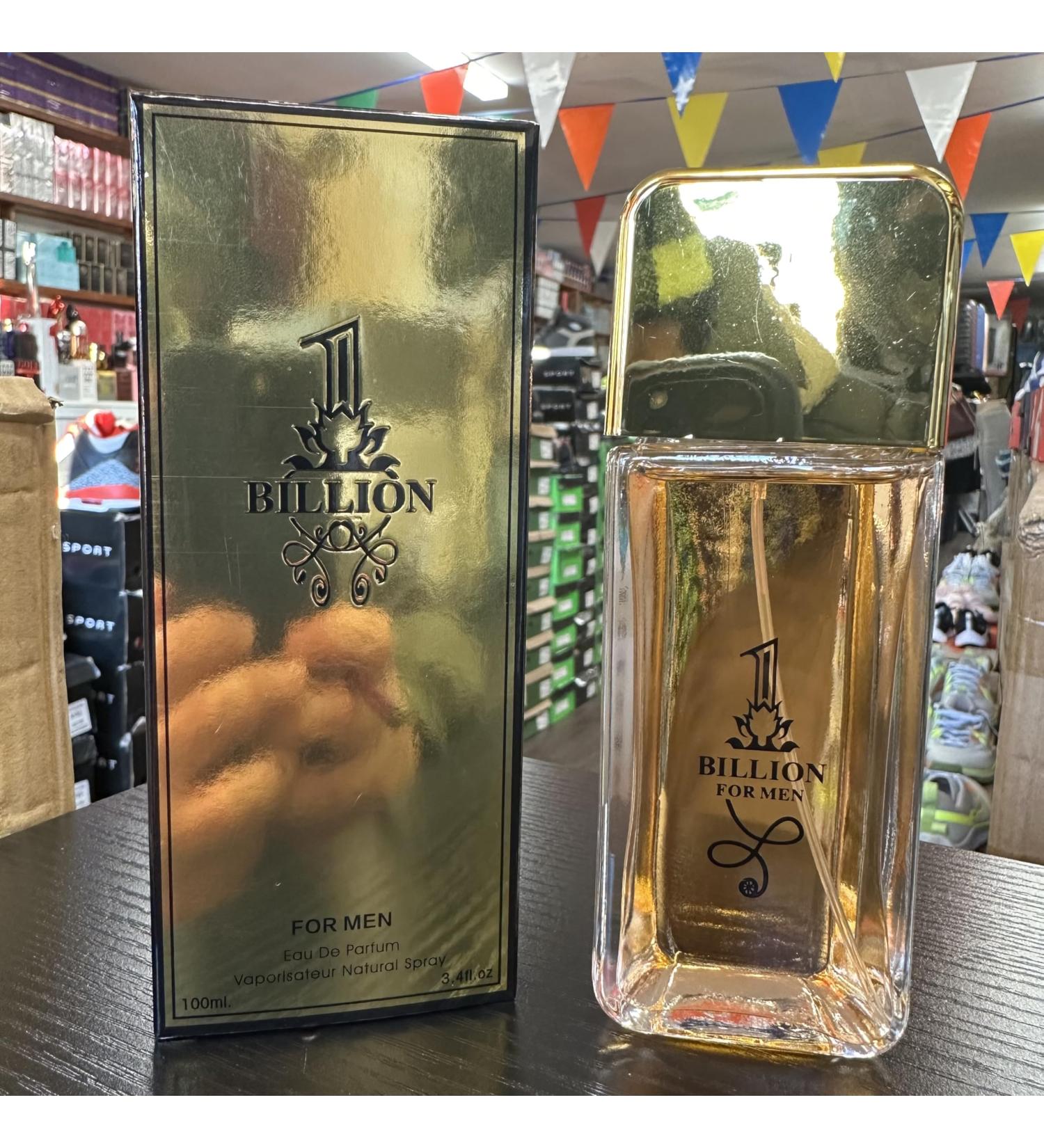 Billion For Men Eau De Parfum Natural Spray 3.4 fl oz Gold - Buy Online on GoSupps.com
