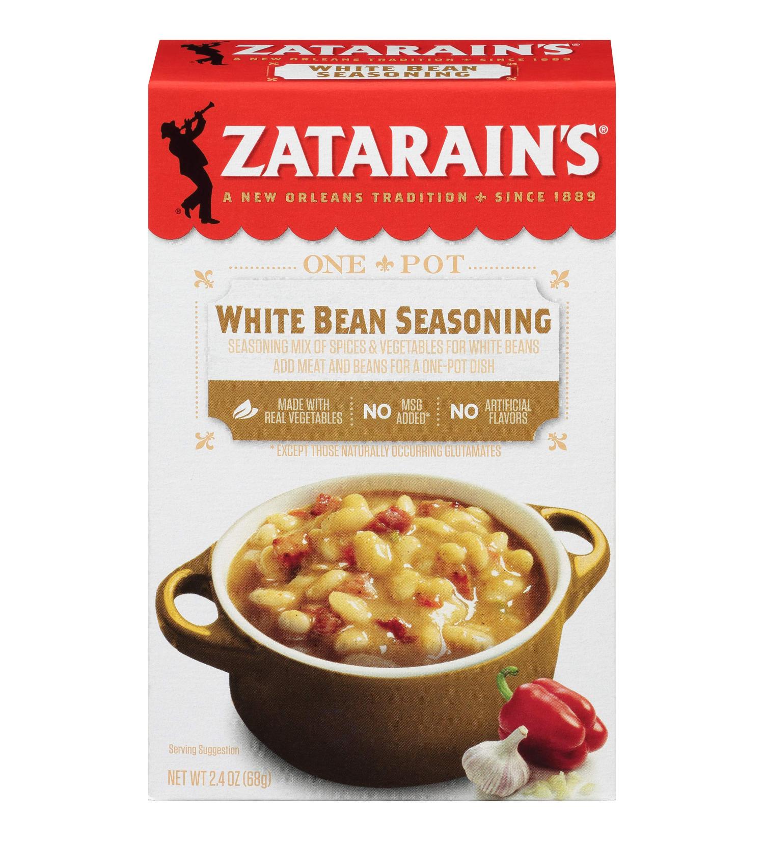 Zatarain's White Bean Seasoning 2.4 oz - Pack of 12 - Buy Online on GoSupps.com