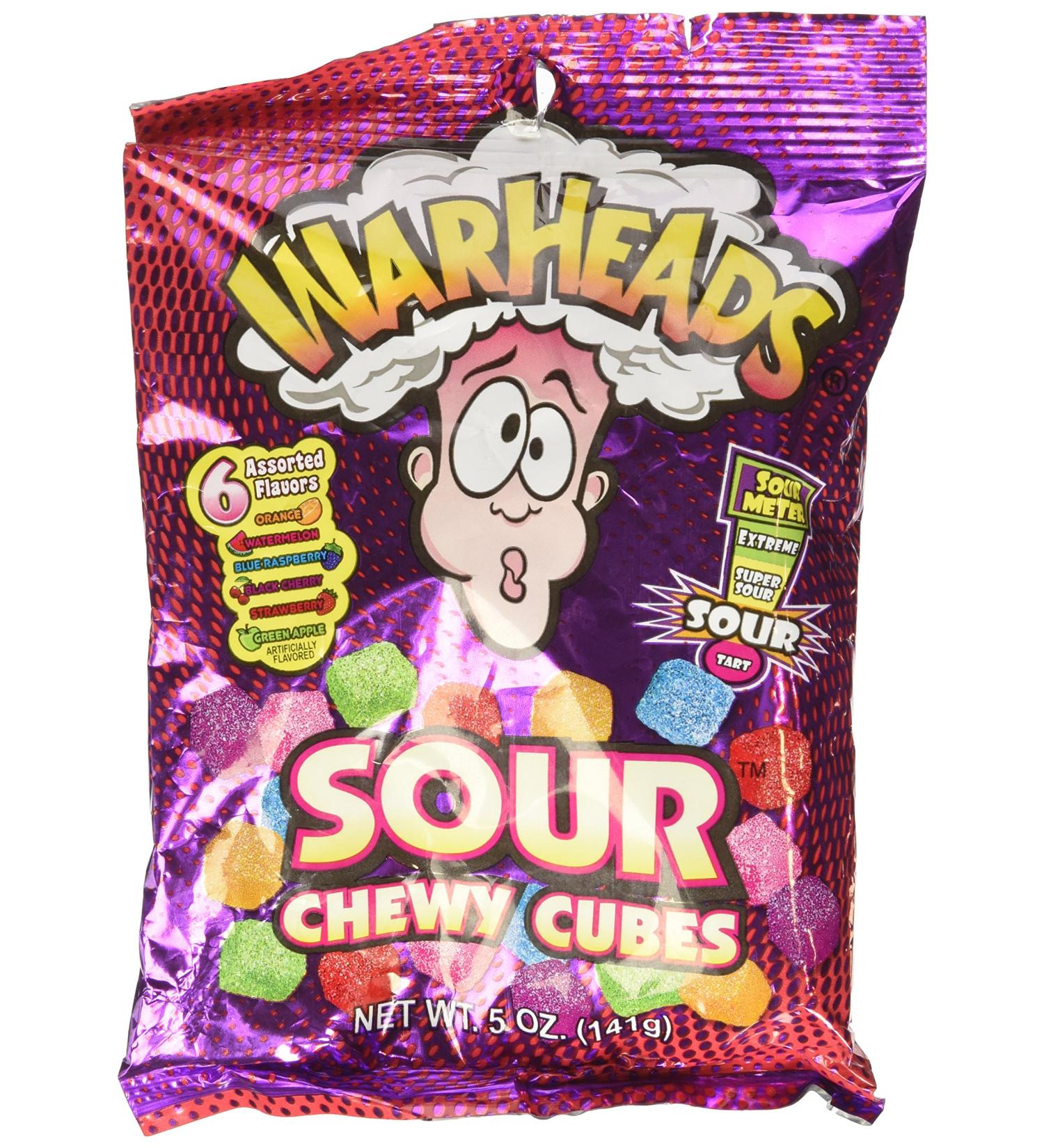 Warheads Sour Chewy Cubes 5oz Bag - Buy Online on GoSupps.com