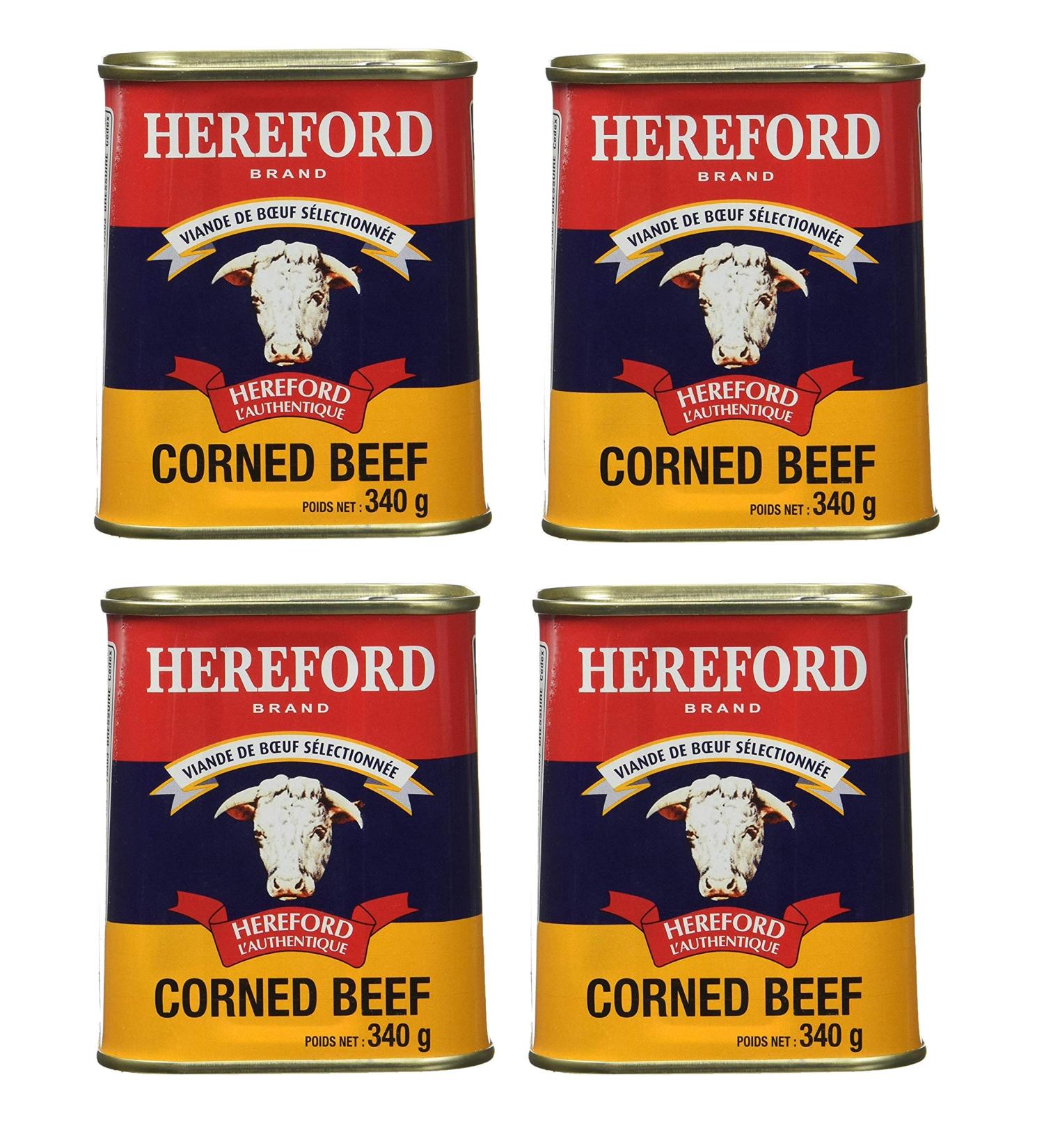 Hereford Corned Beef 340g Pack of 4 - Buy Online on GoSupps.com
