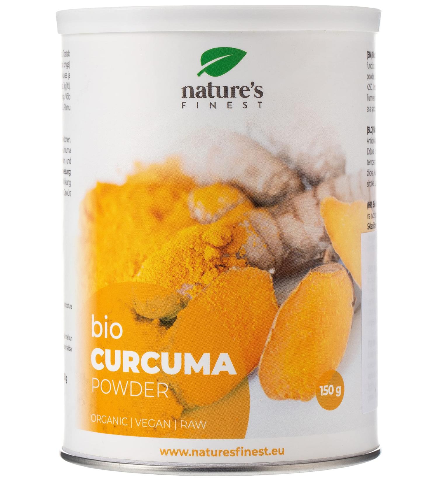 Nature's Finest by Nutrisslim Nature's Finest Organic Turmeric Powder (Turmeric Root) 150g