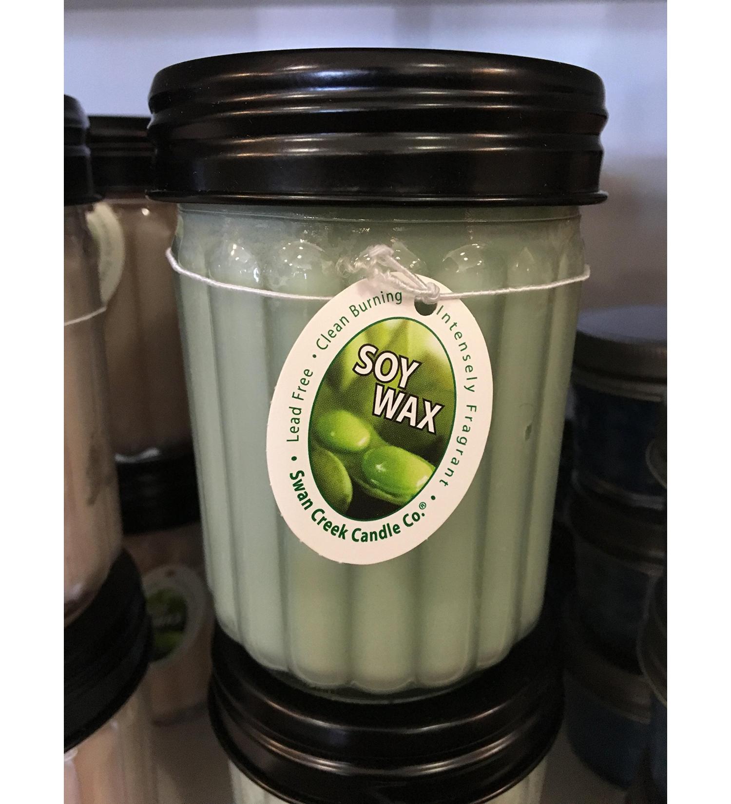 Swan Creek CITRUS & SAGE 12 Ounce  75 Hours Homespun Jar Candle