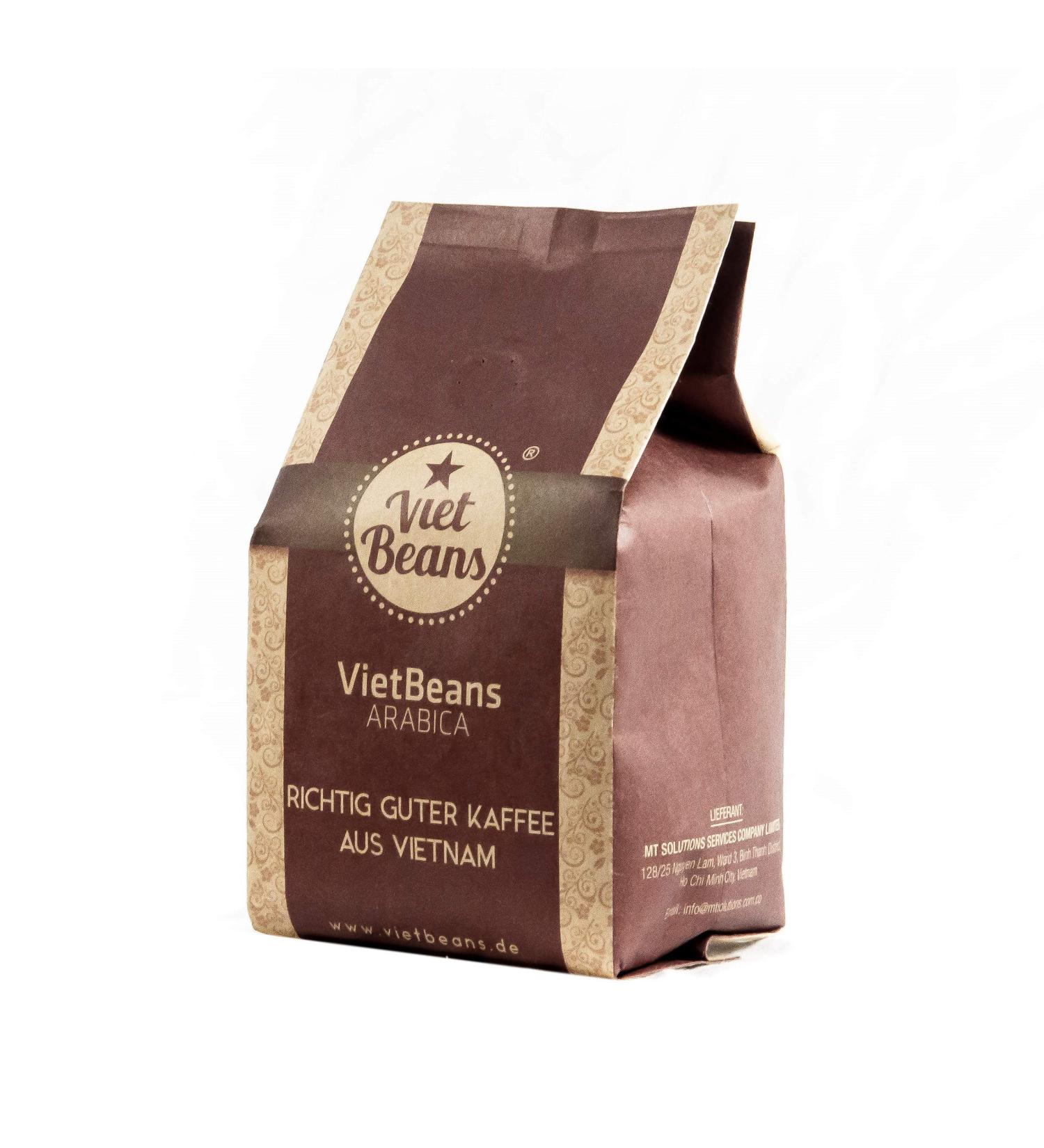 VietBeans 100% Arabica - Grains de caf Arabica entiers - Caf exclusif des Highlands - 250g - Buy Online on GoSupps.com