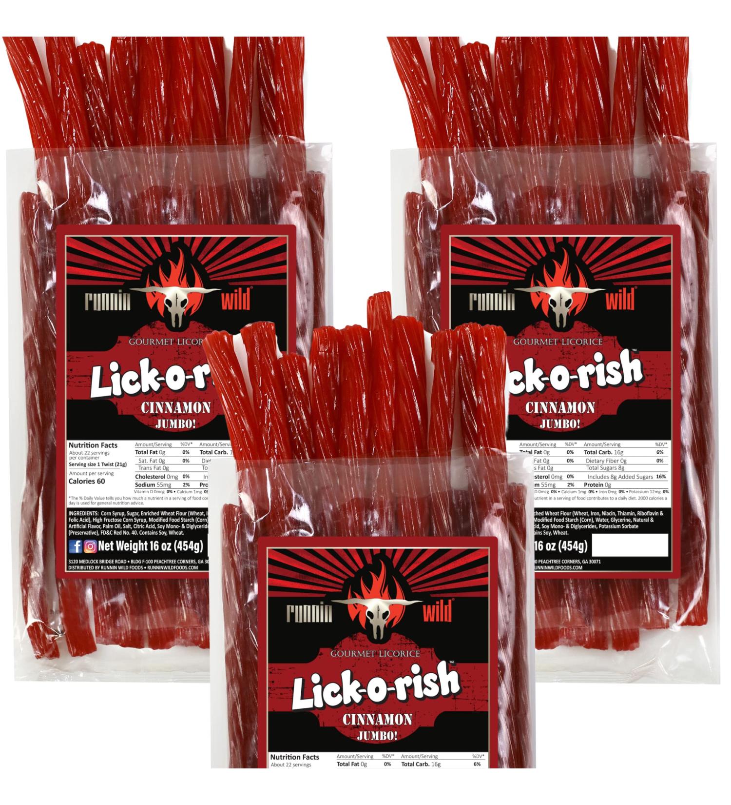Lick-o-rish Gourmet Licorice (Cinnamon) - Buy Online on GoSupps.com