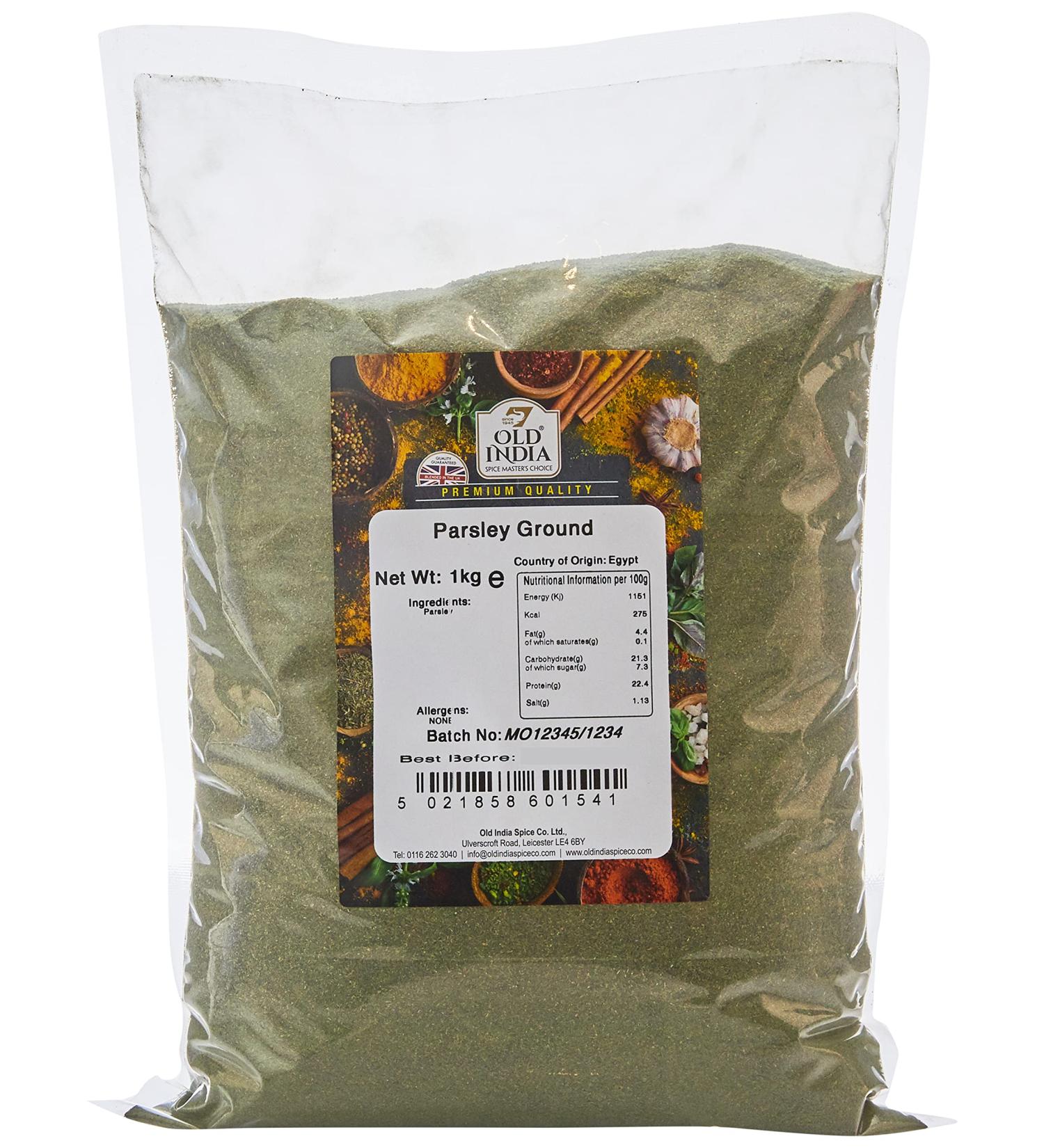 Old India Parsley Ground 1kg - Premium Quality Spice for Culinary Delights - Buy Online on GoSupps.com