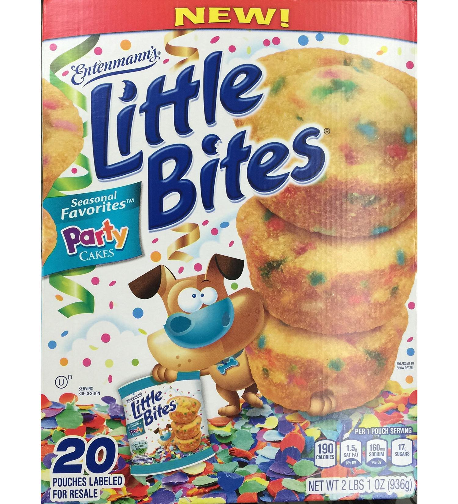 Entenmann's Little Bites Seasonal Favorites Party Cakes 20 Pouches - 2 lbs. 1 oz.
