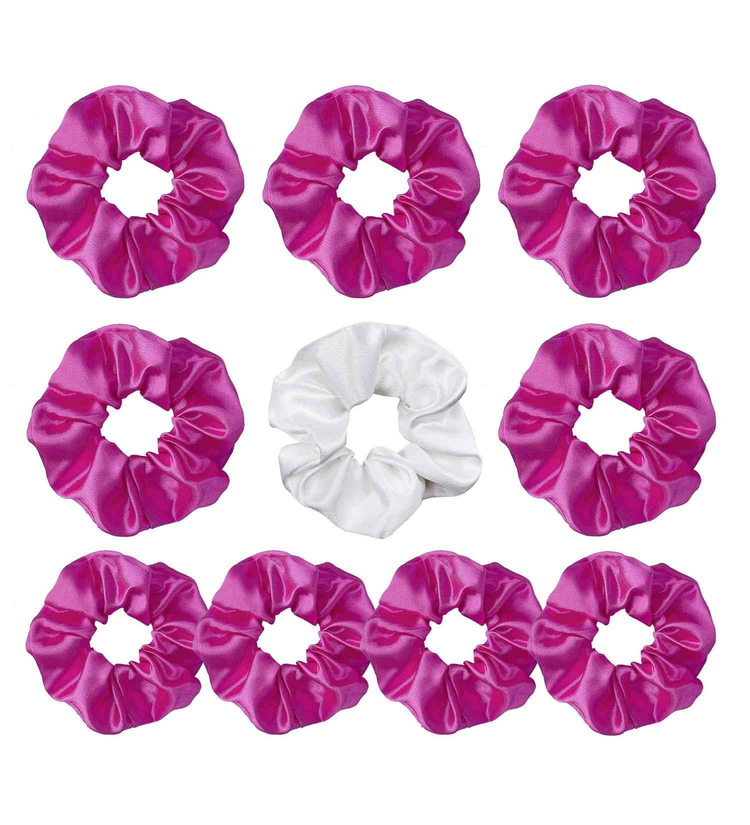 Lady & Home Hair Ties for Bridesmaids - 10 Pack Neon Pink Gifts for Hen Party & Bridal Party - Buy Online on GoSupps.com