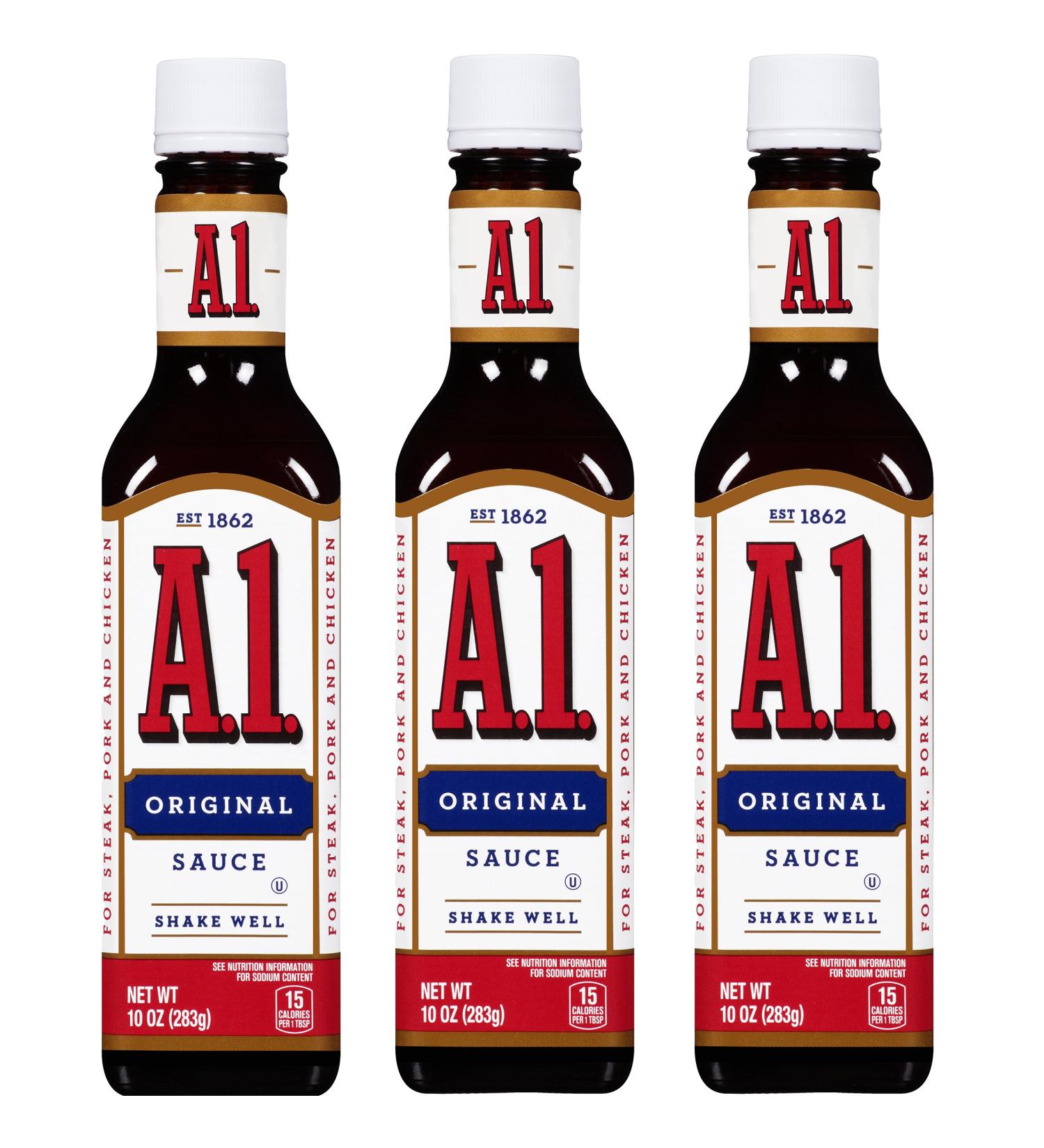A1 Steak Sauce (Original Sauce) - 283g (Pack of 3)