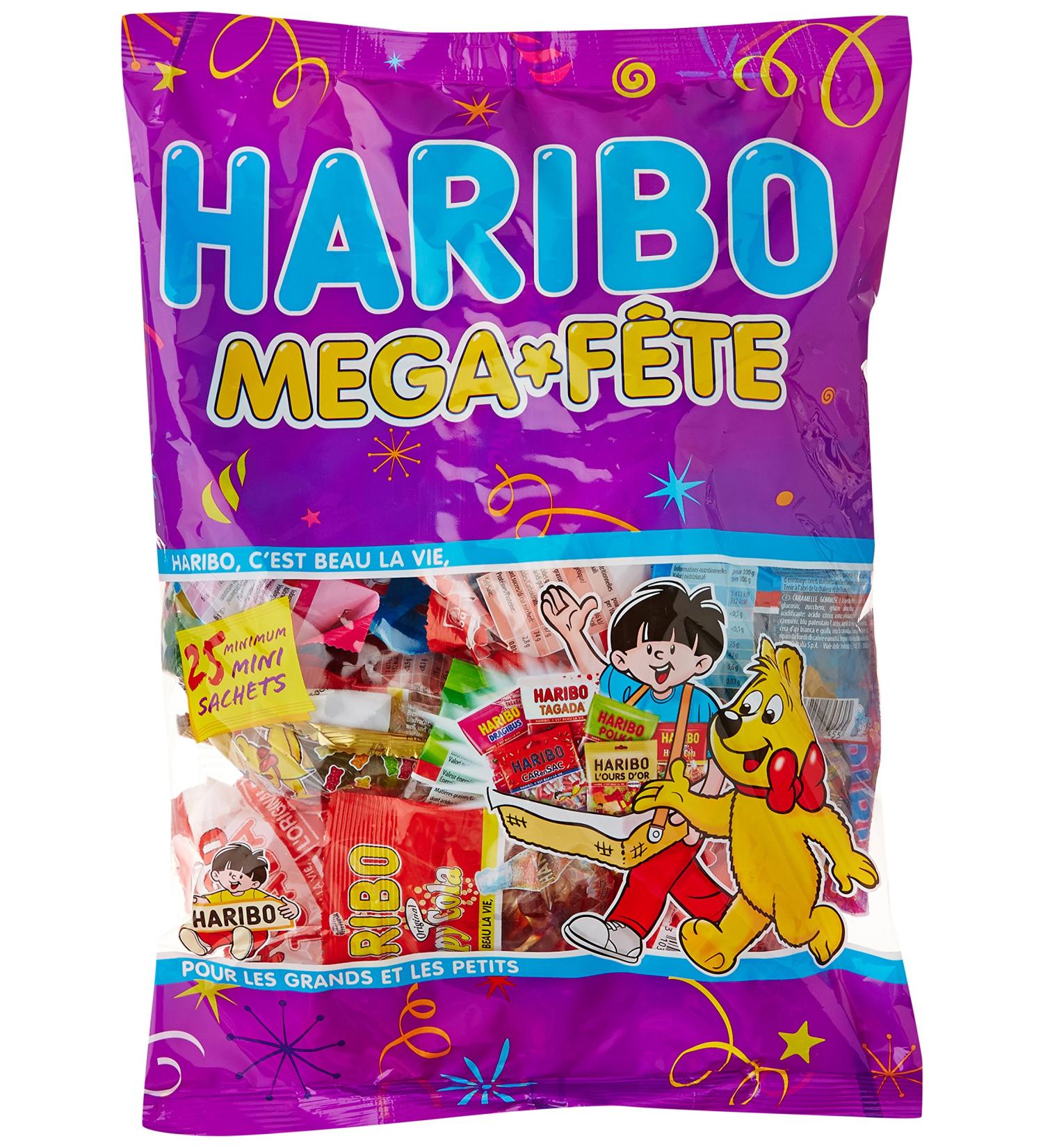 Haribo Mega Party 25 Mini Bags - Buy Online on GoSupps.com