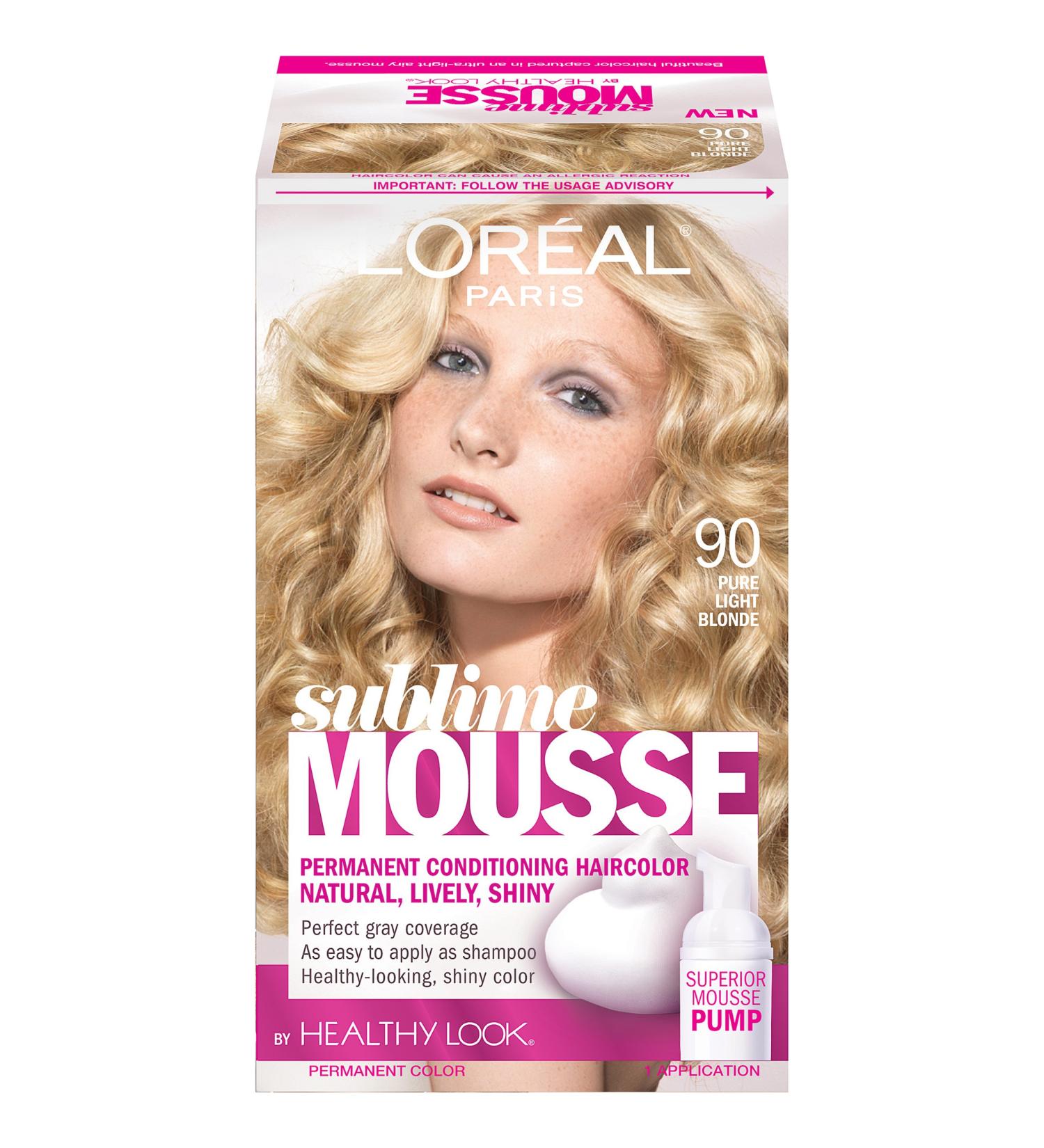 L'Or al Paris Sublime Mousse By Healthy Look Pure Light Blonde
